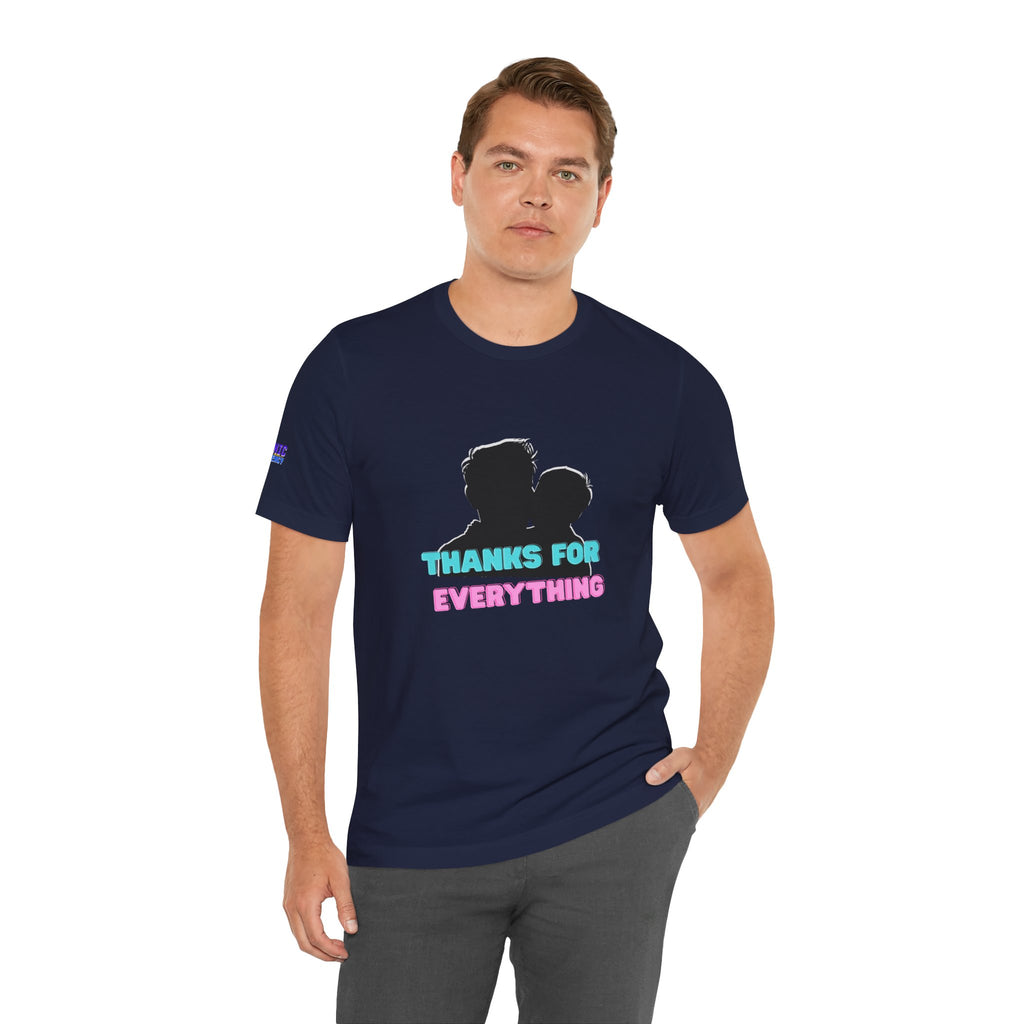 T-Shirt — "Thanks For Everything" Couple Silhouette Appreciation Tee