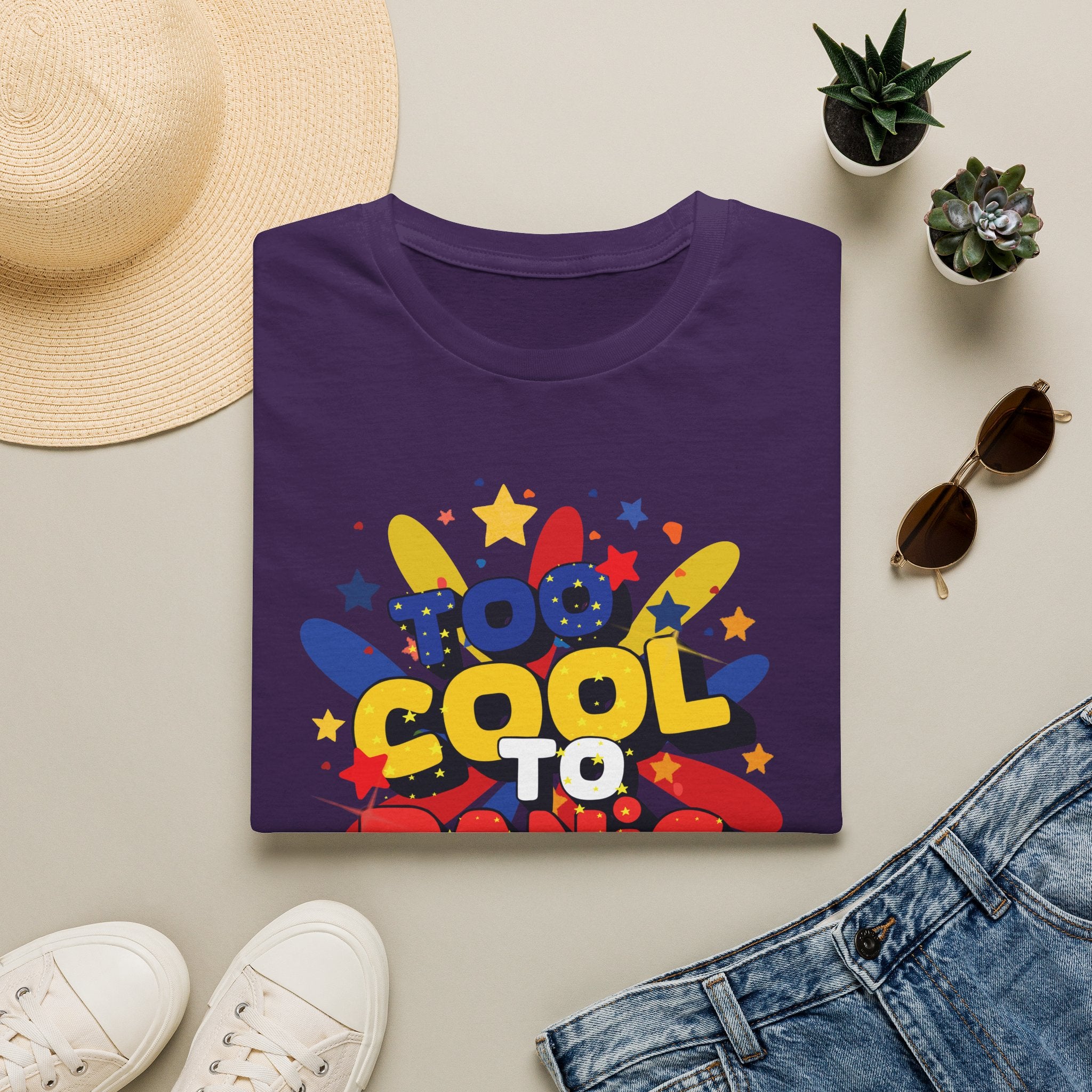 Too Cool to Panic T-Shirt — Retro Pop Graphic Tee