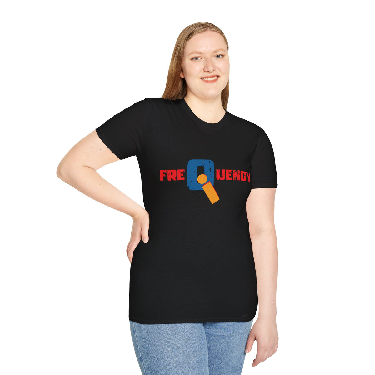 Frequency Graphic T-Shirt – Magnifying Glass Logo Tee