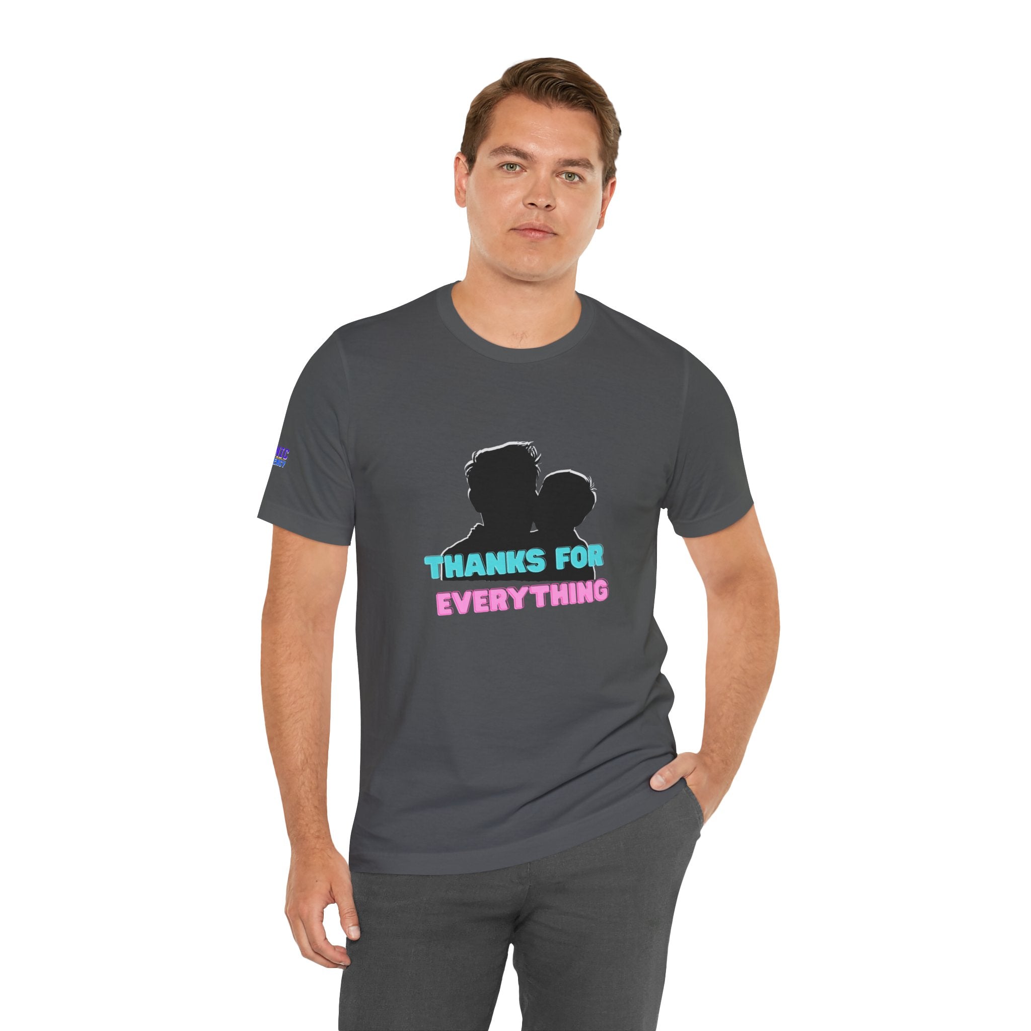 T-Shirt — "Thanks For Everything" Couple Silhouette Appreciation Tee