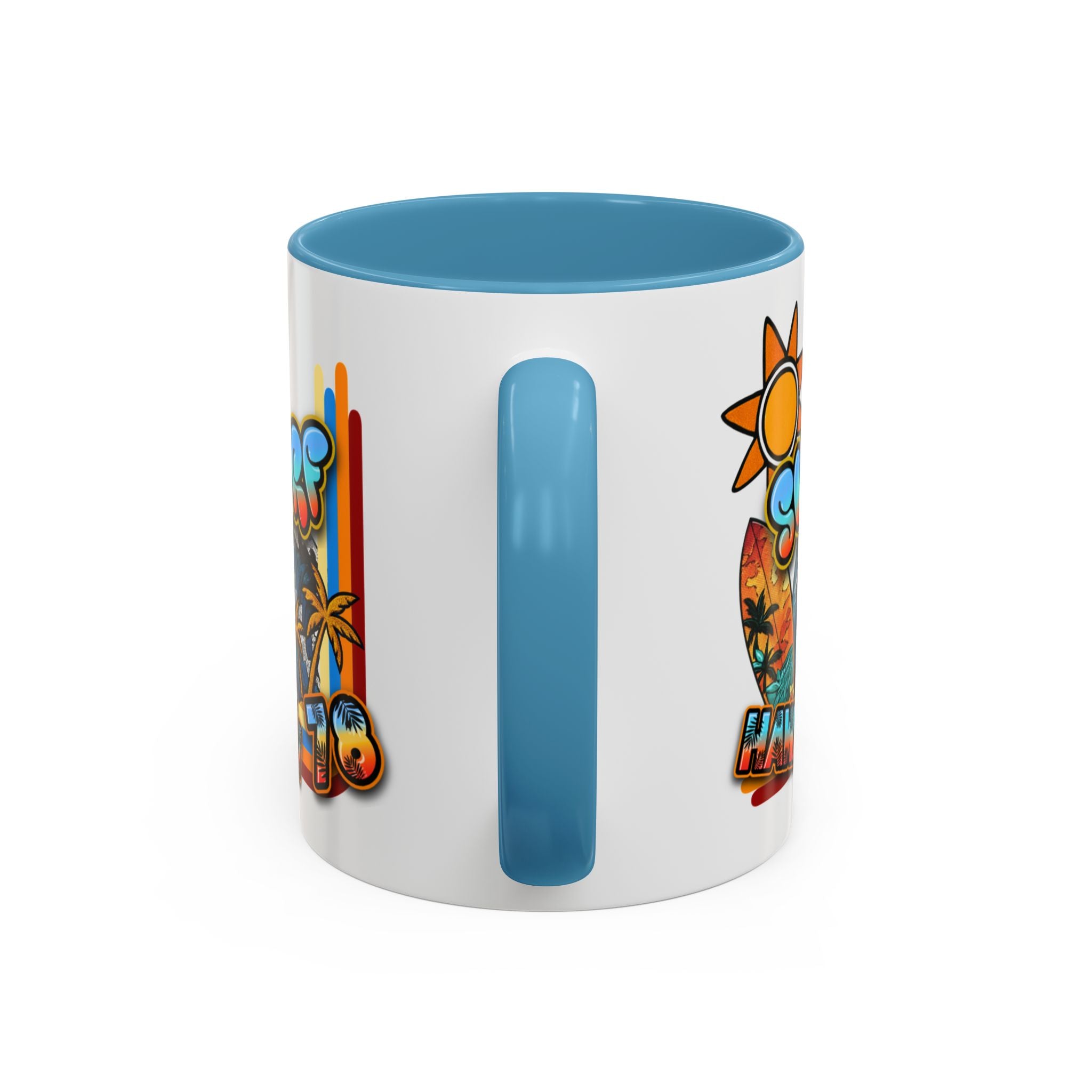 Surf Hawaii Retro Accent Coffee Mug (11/15oz)