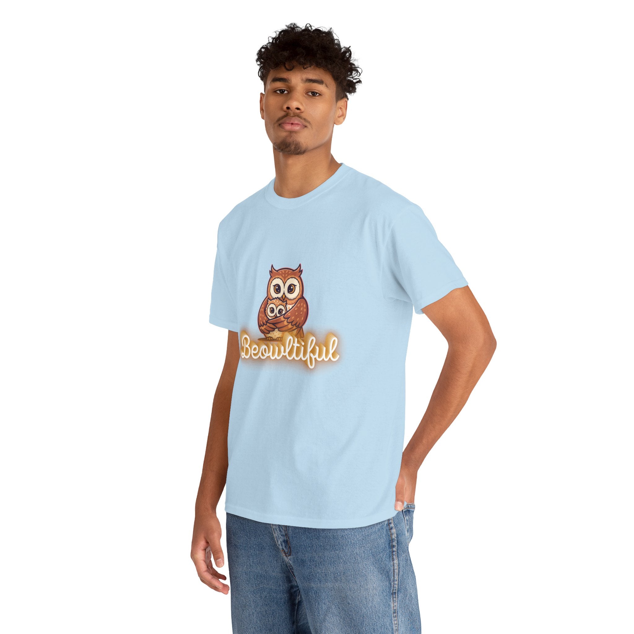 Beowtiful Owl T-Shirt - Cute Owl Graphic Tee for Bird Lovers & Fall Fashion