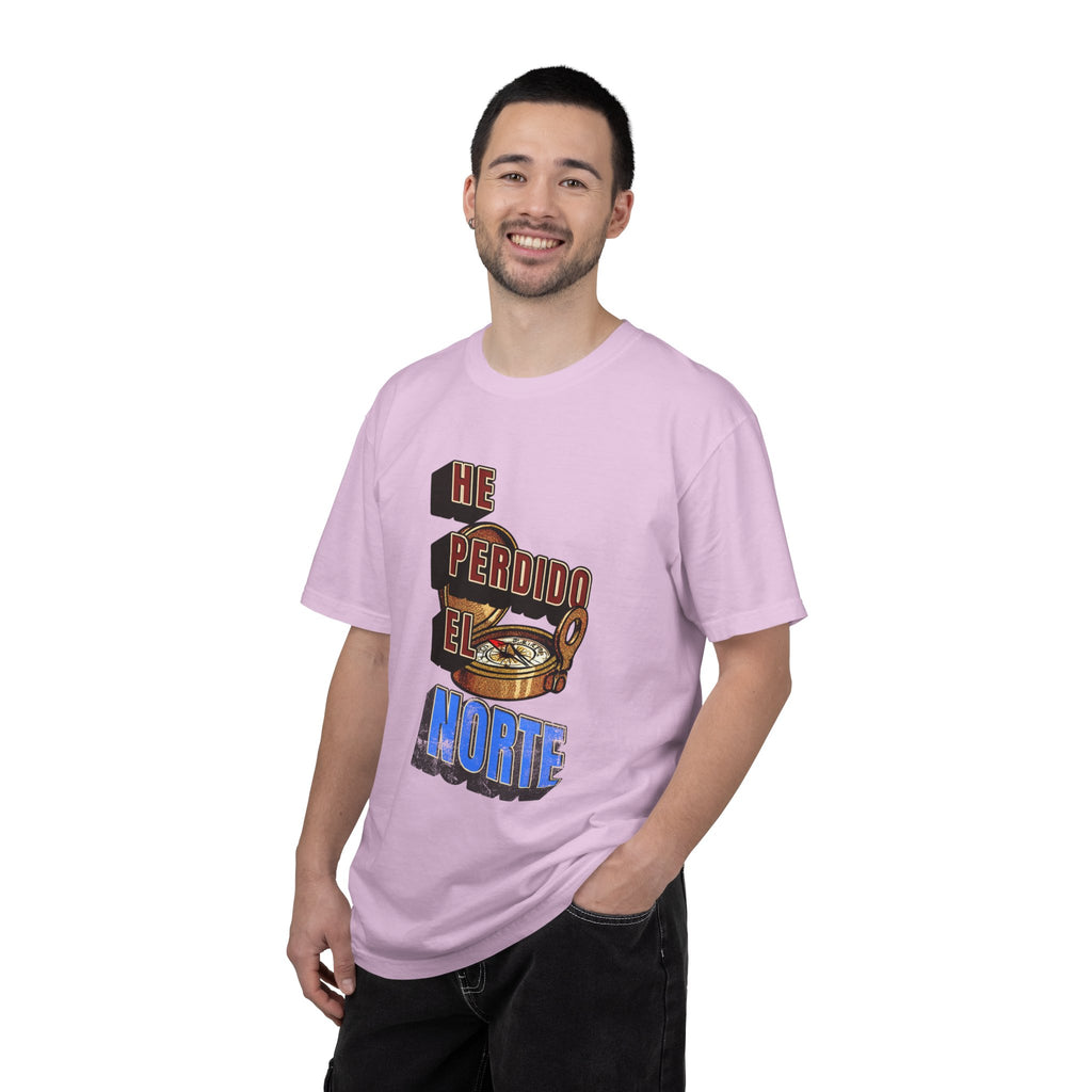T-Shirt — "He Perdido El Norte" Vintage Compass Graphic