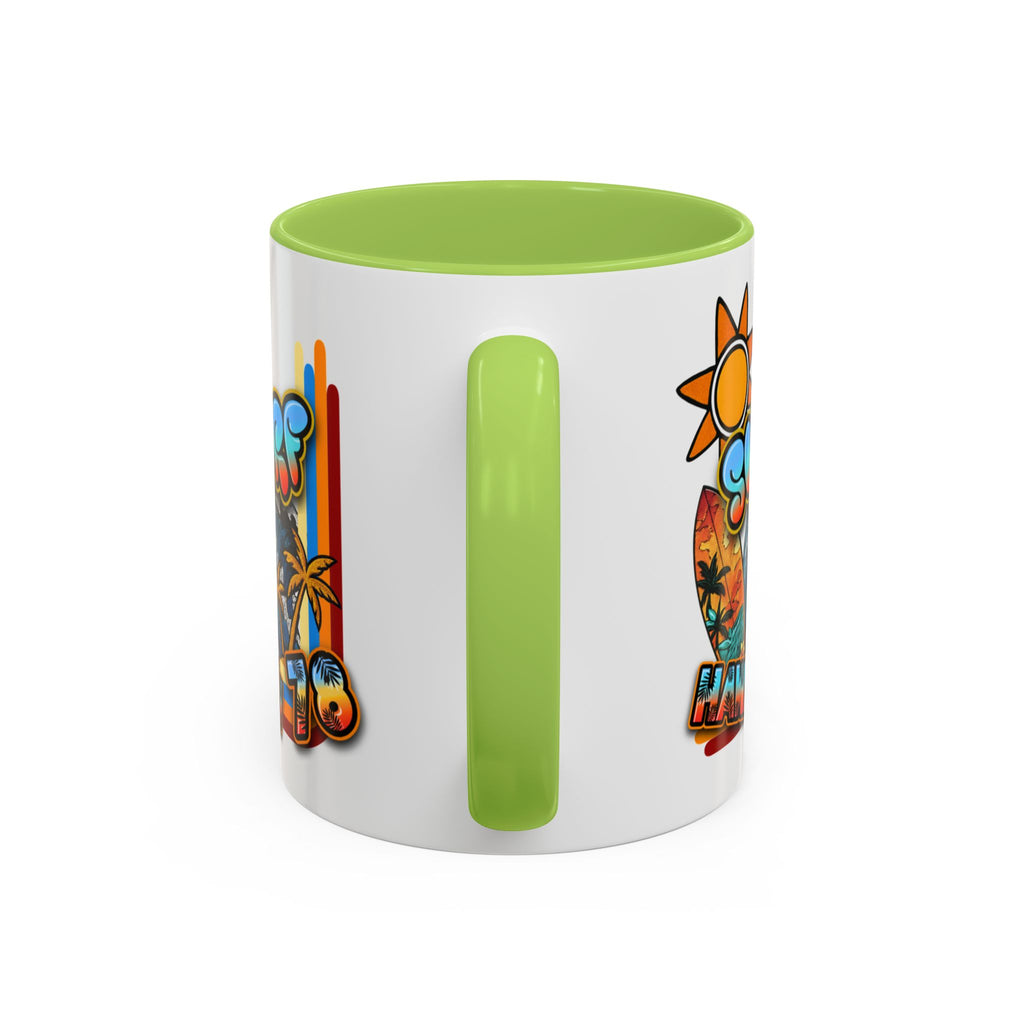 Surf Hawaii Retro Accent Coffee Mug (11/15oz)
