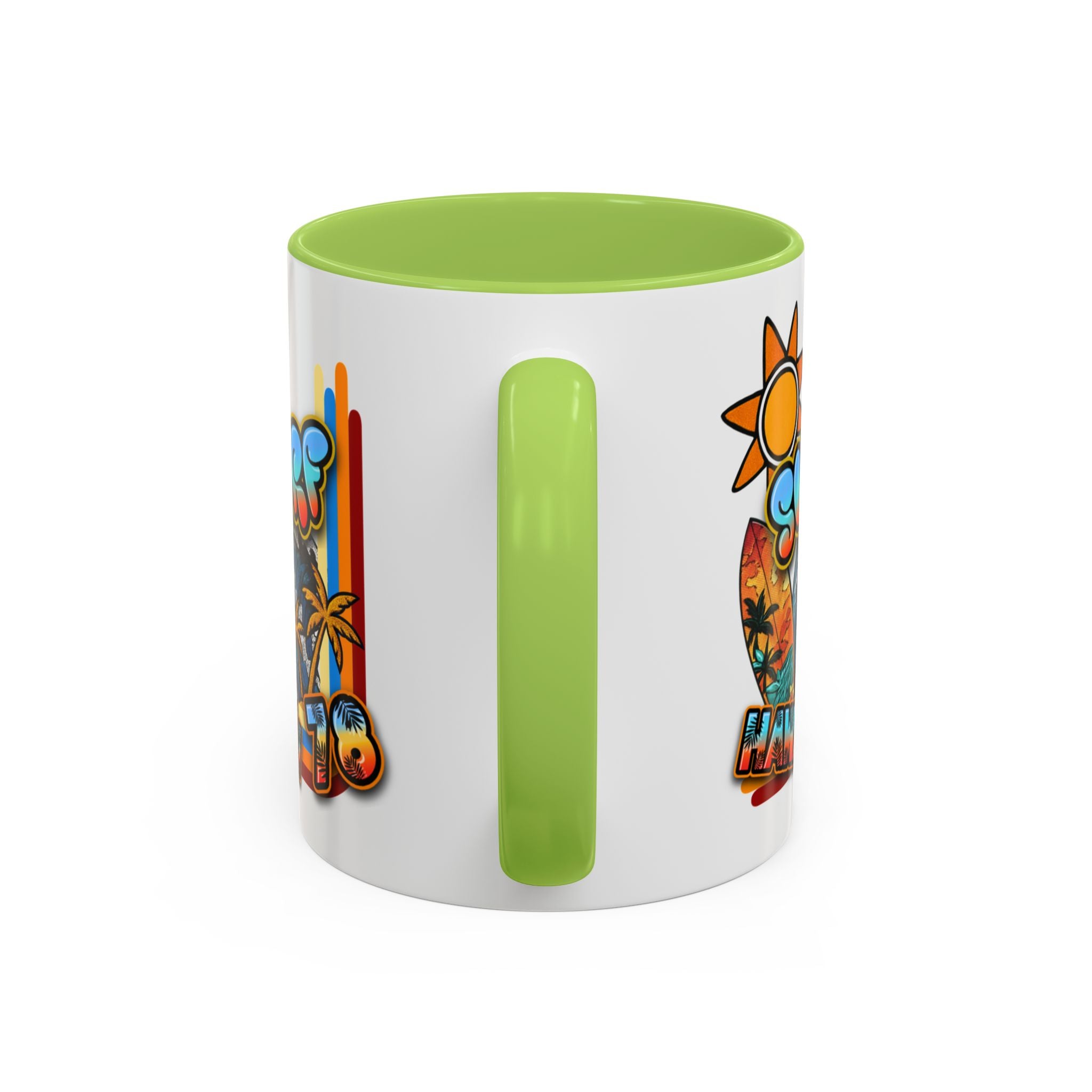 Surf Hawaii Retro Accent Coffee Mug (11/15oz)