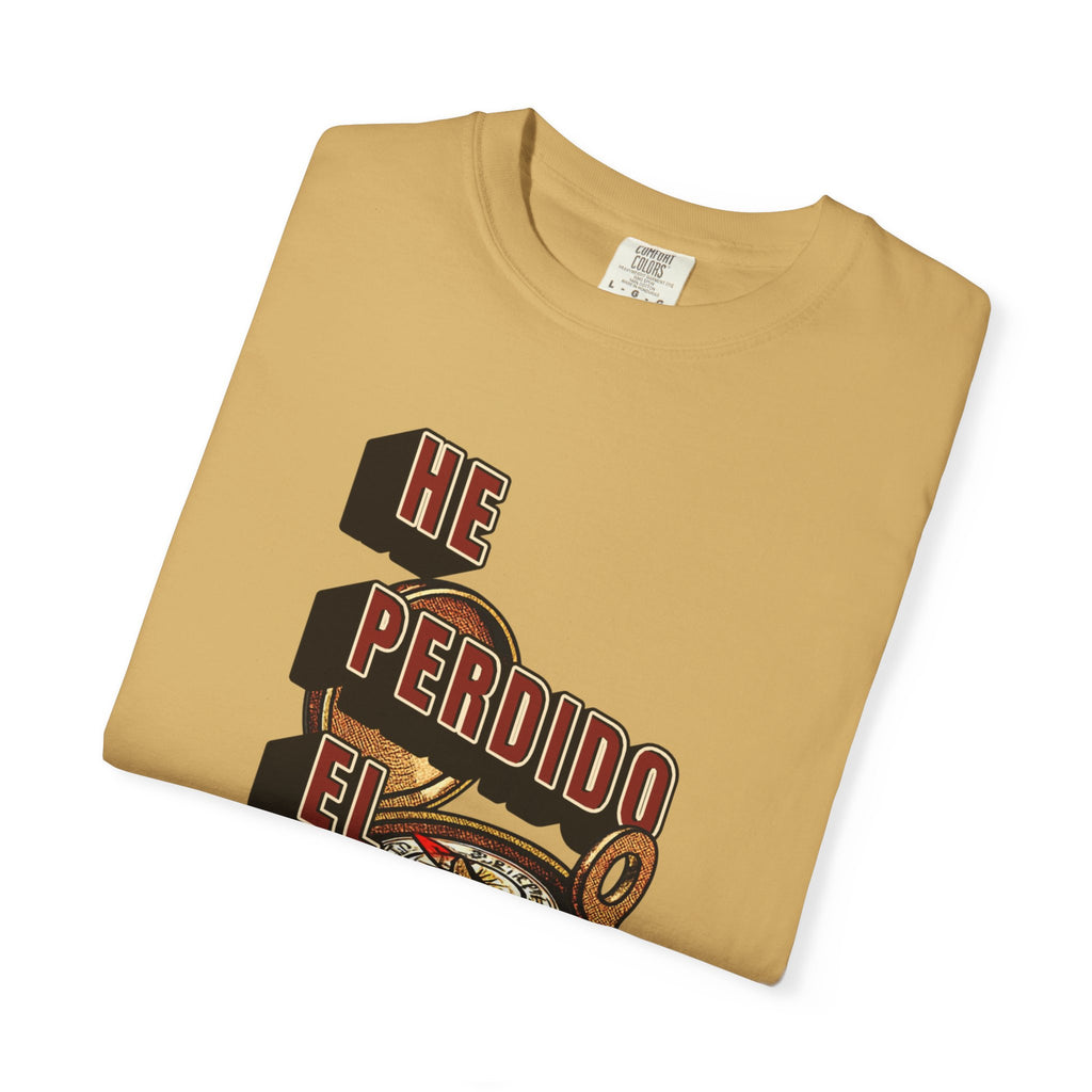 T-Shirt — "He Perdido El Norte" Vintage Compass Graphic