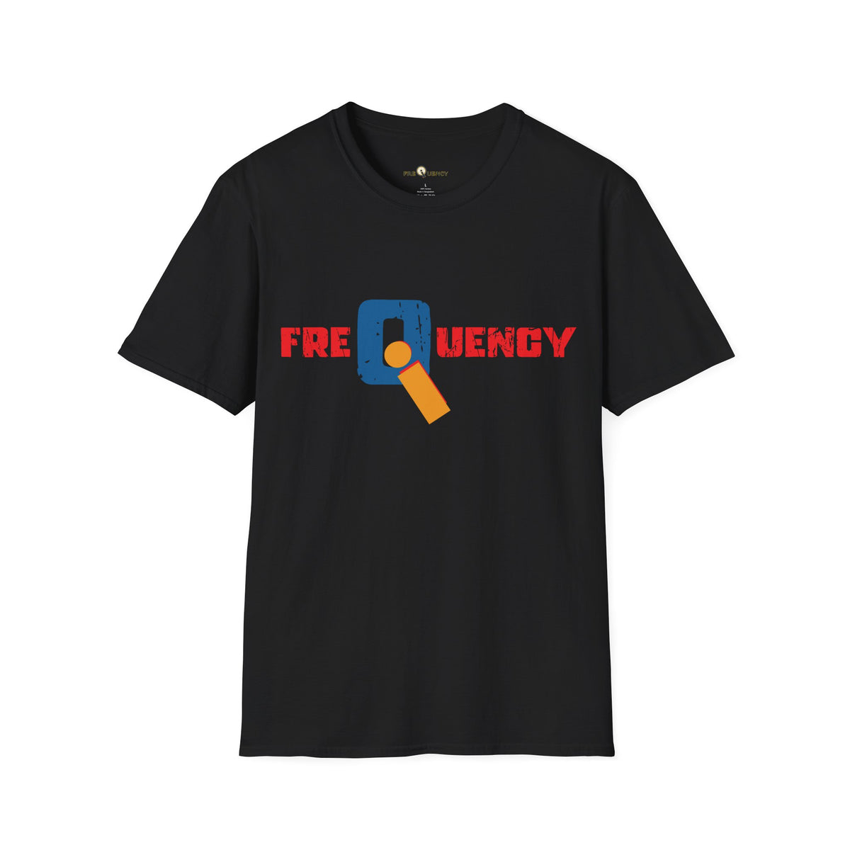 Frequency Graphic T-Shirt – Magnifying Glass Logo Tee