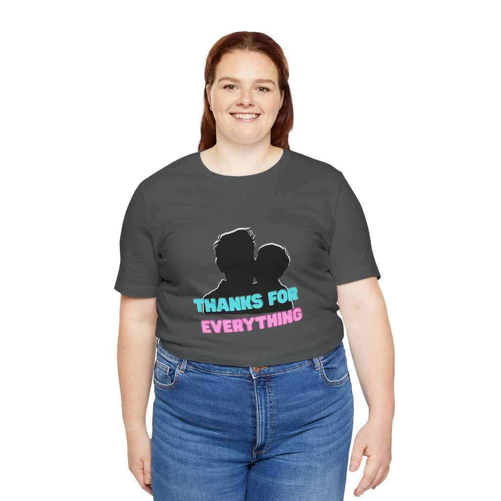 T-Shirt — "Thanks For Everything" Couple Silhouette Appreciation Tee