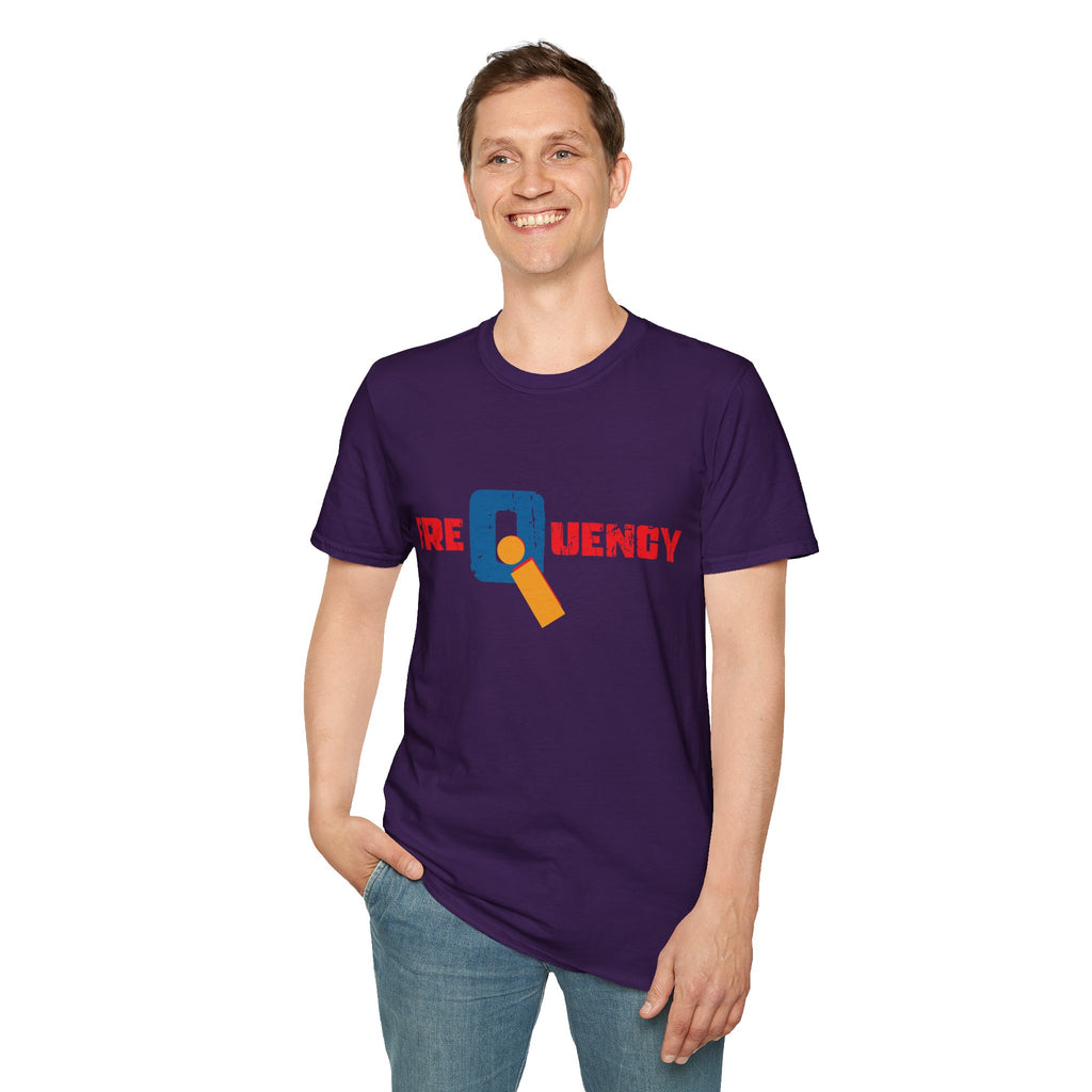 Frequency Graphic T-Shirt – Magnifying Glass Logo Tee