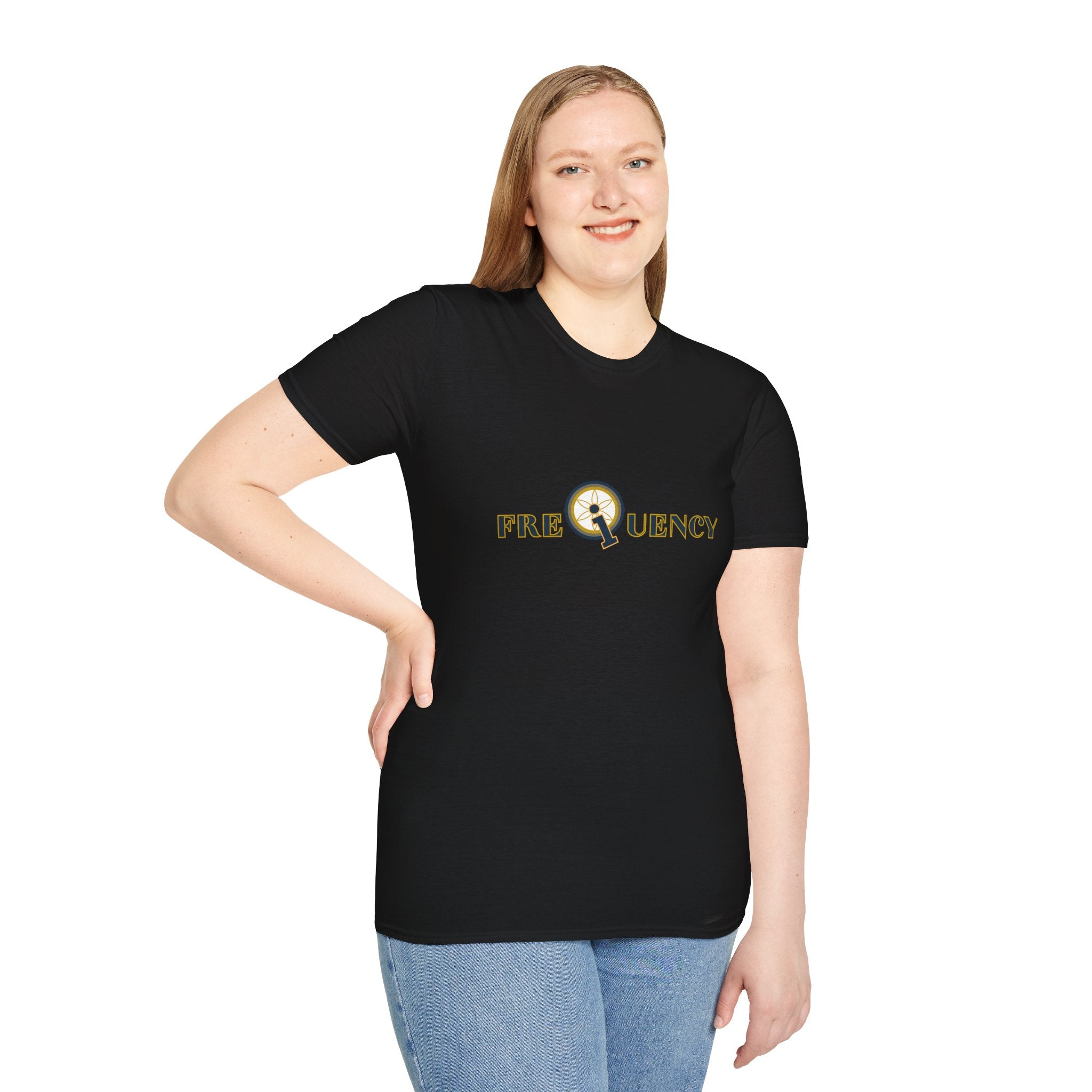 Frequency Graphic T-Shirt – Magnifying Glass Logo Tee