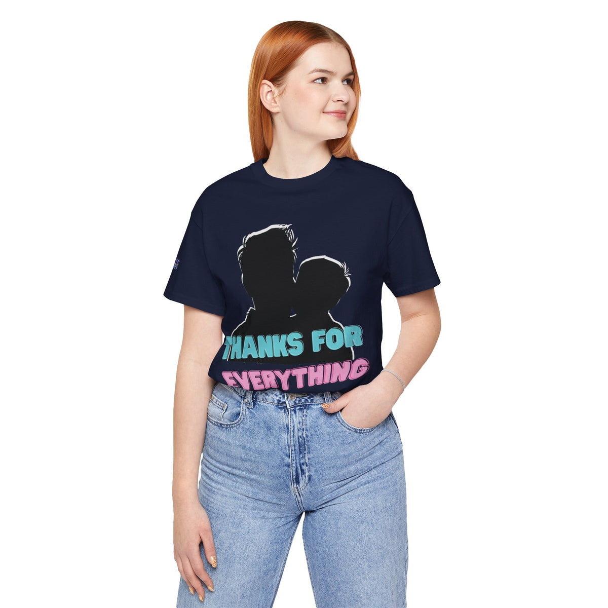 T-Shirt — "Thanks For Everything" Couple Silhouette Appreciation Tee