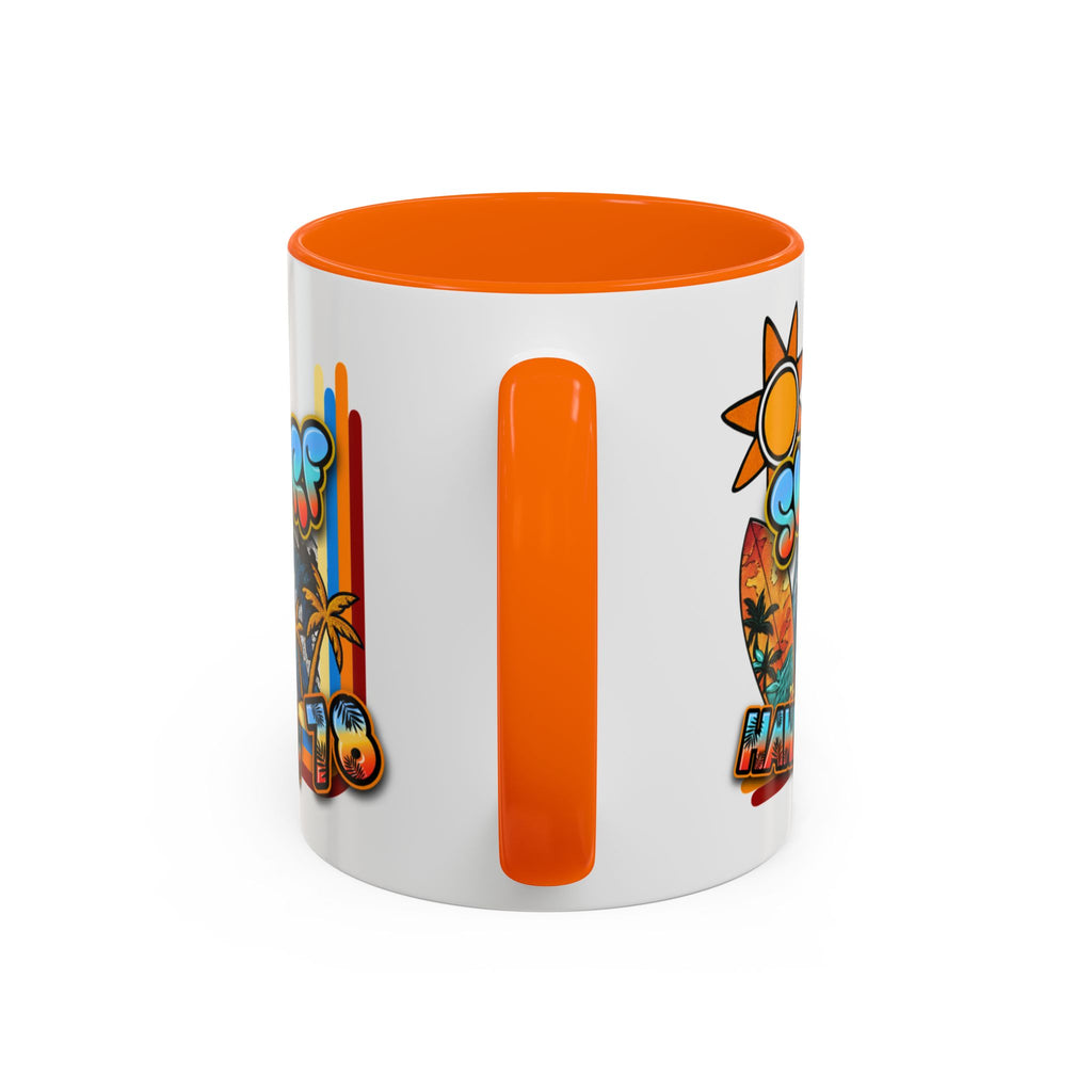 Surf Hawaii Retro Accent Coffee Mug (11/15oz)