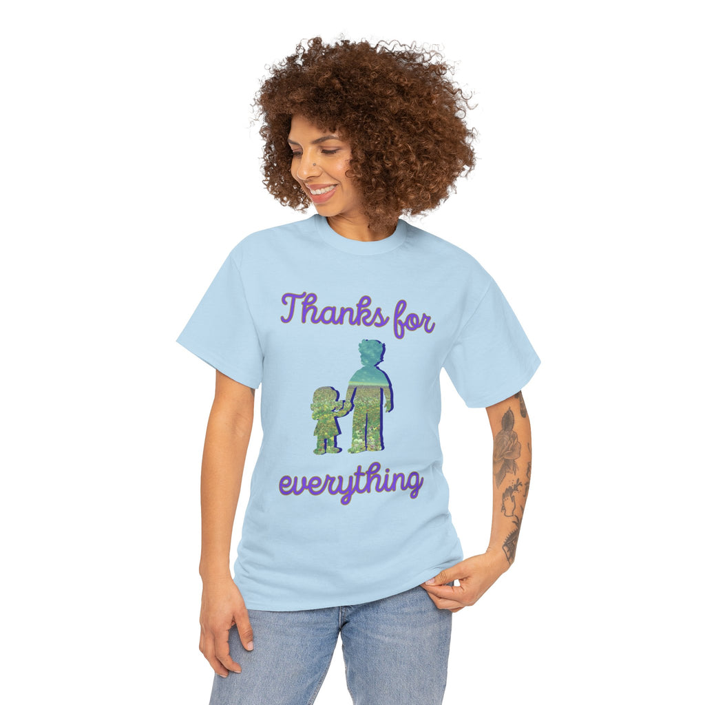 Thanks For Everything Dad & Child Graphic Tee — Appreciation Father’s Day Shirt