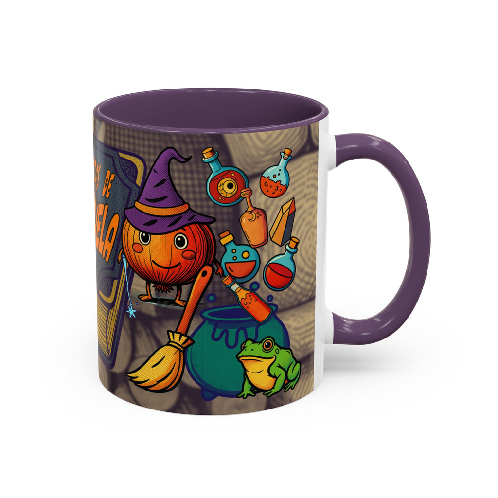 Coffee Mug - "Recetas de La Abuela" Halloween Pumpkin Kitchen Spellbook Accent Mug