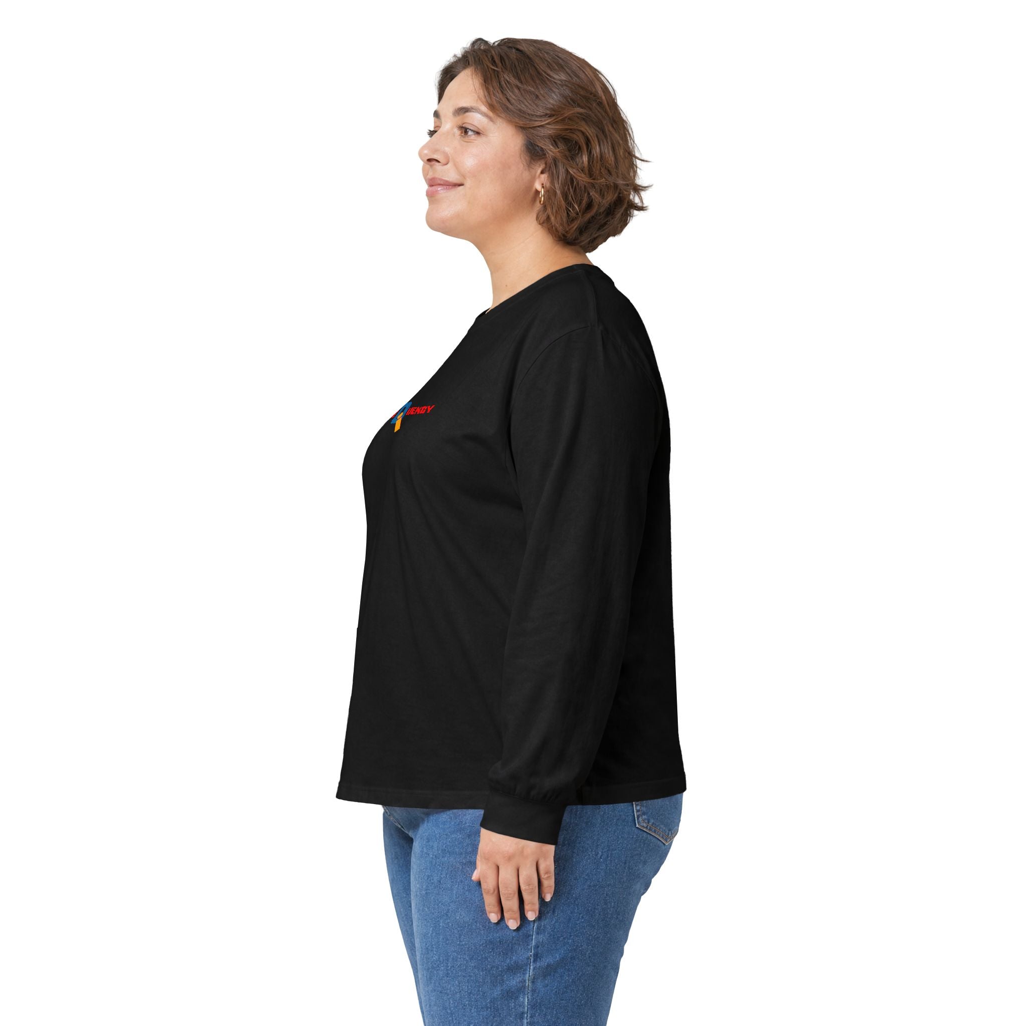 Long Sleeve Tee — 'My Life Is Surfing' Tropical Surf Graphic