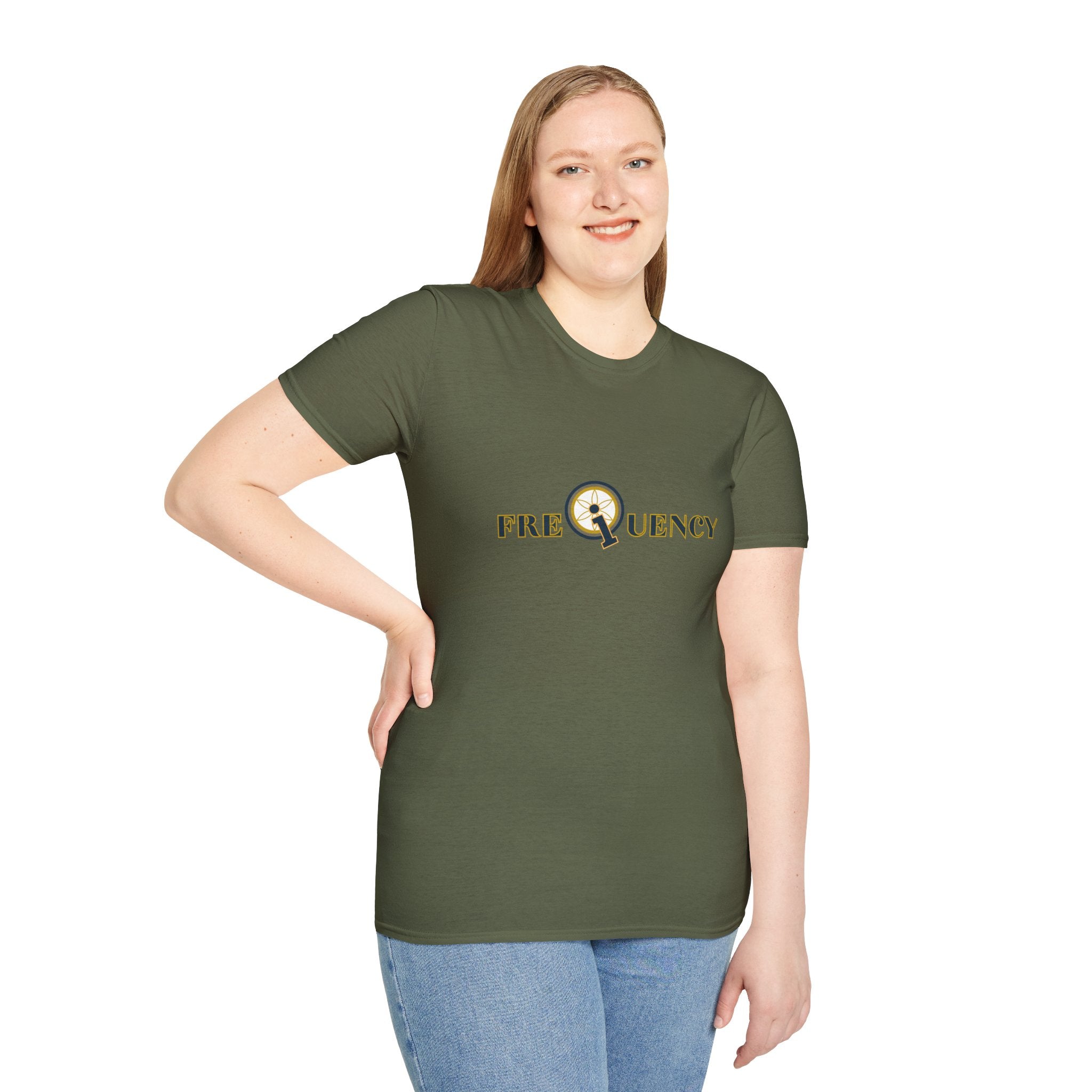 Frequency Graphic T-Shirt – Magnifying Glass Logo Tee