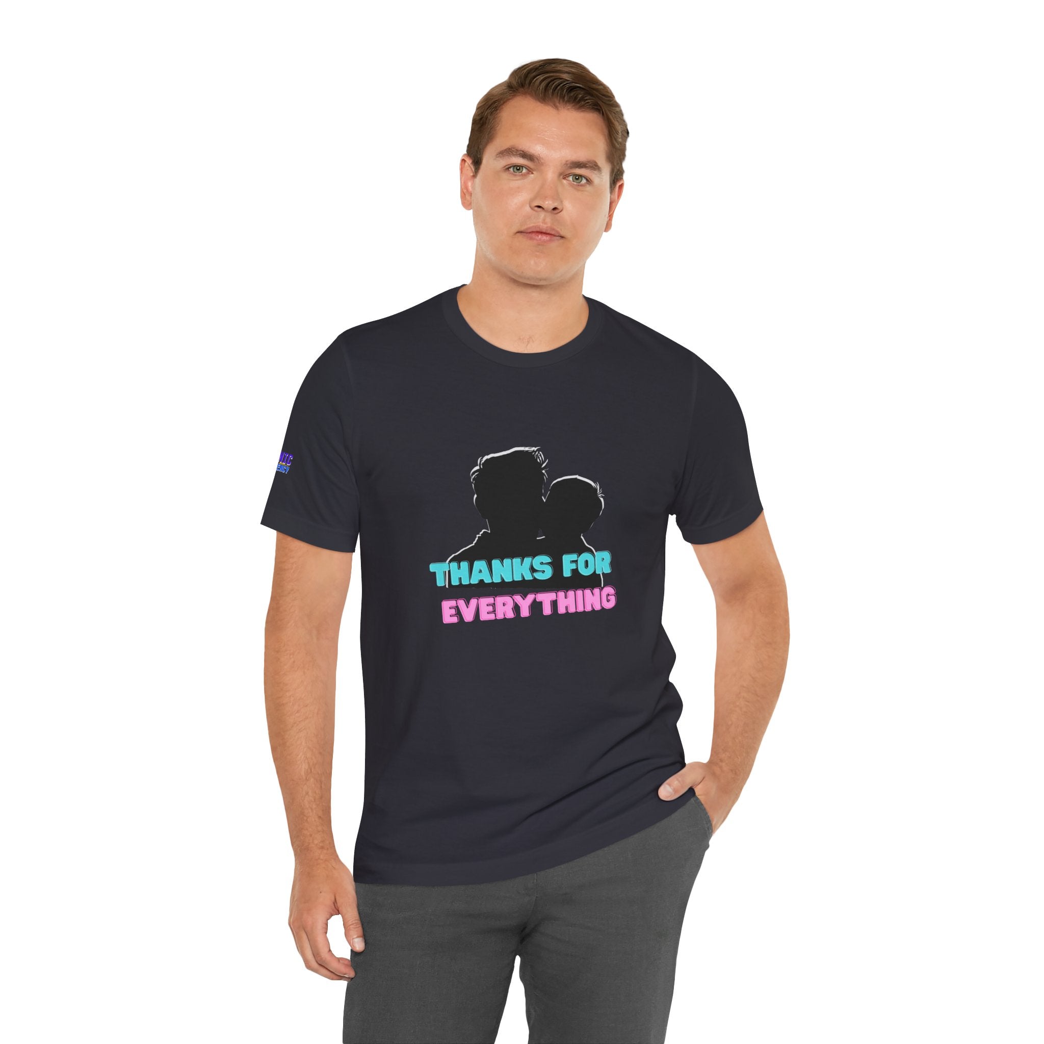 T-Shirt — "Thanks For Everything" Couple Silhouette Appreciation Tee