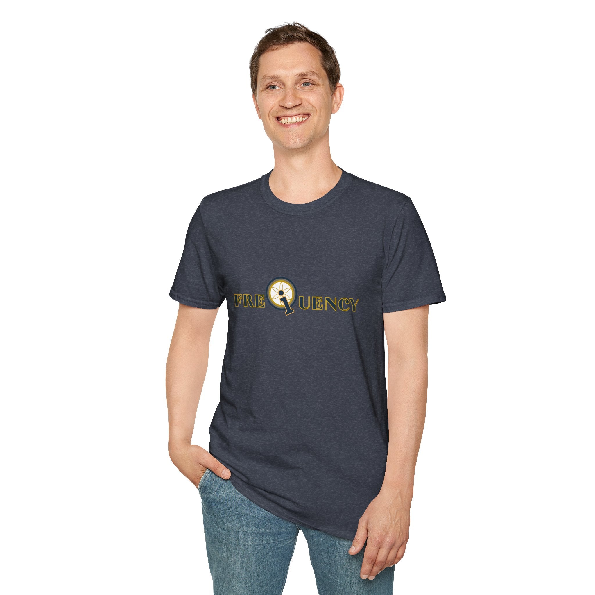 Frequency Graphic T-Shirt – Magnifying Glass Logo Tee