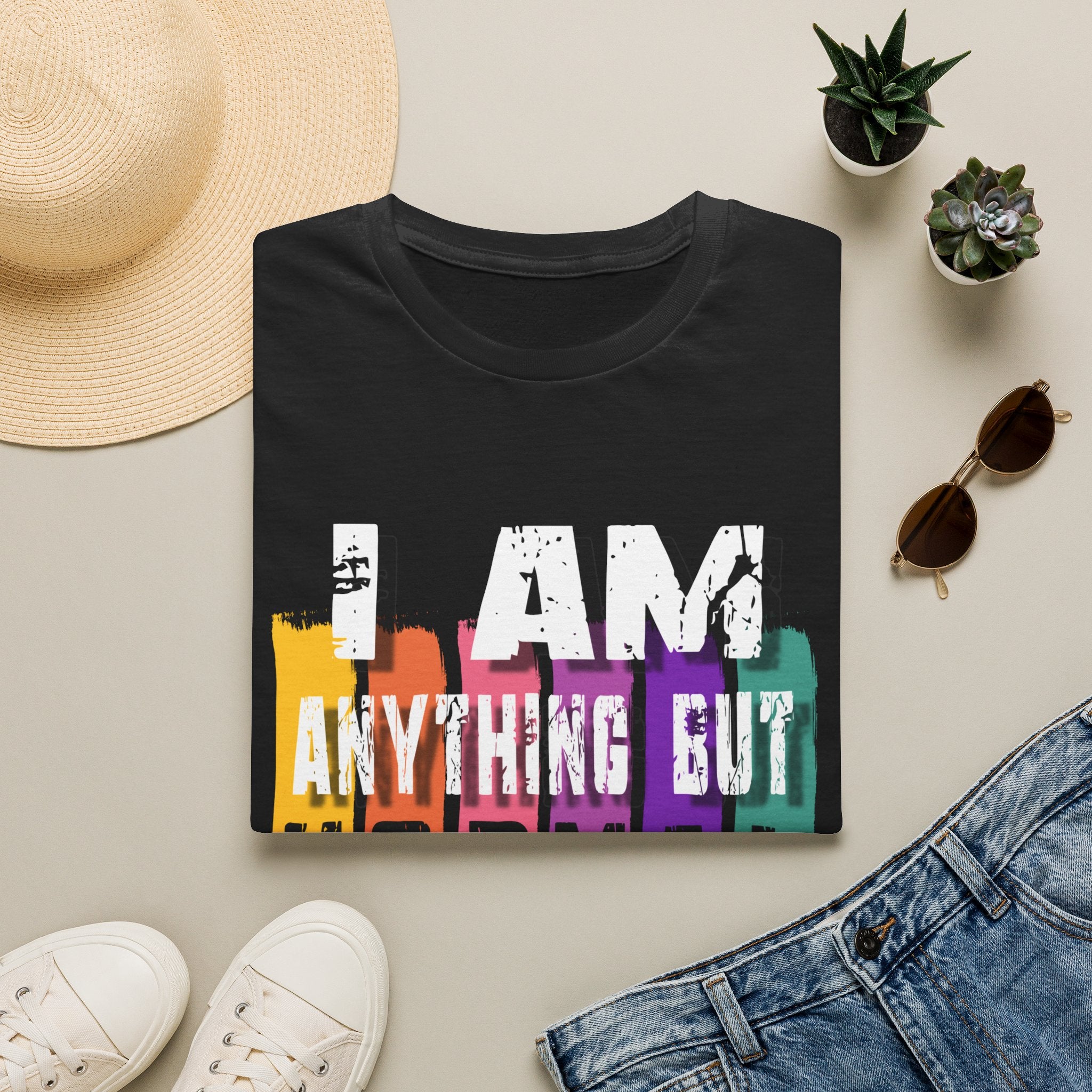 I Am Anything But Normal T-Shirt — Colorful Bold Statement Tee