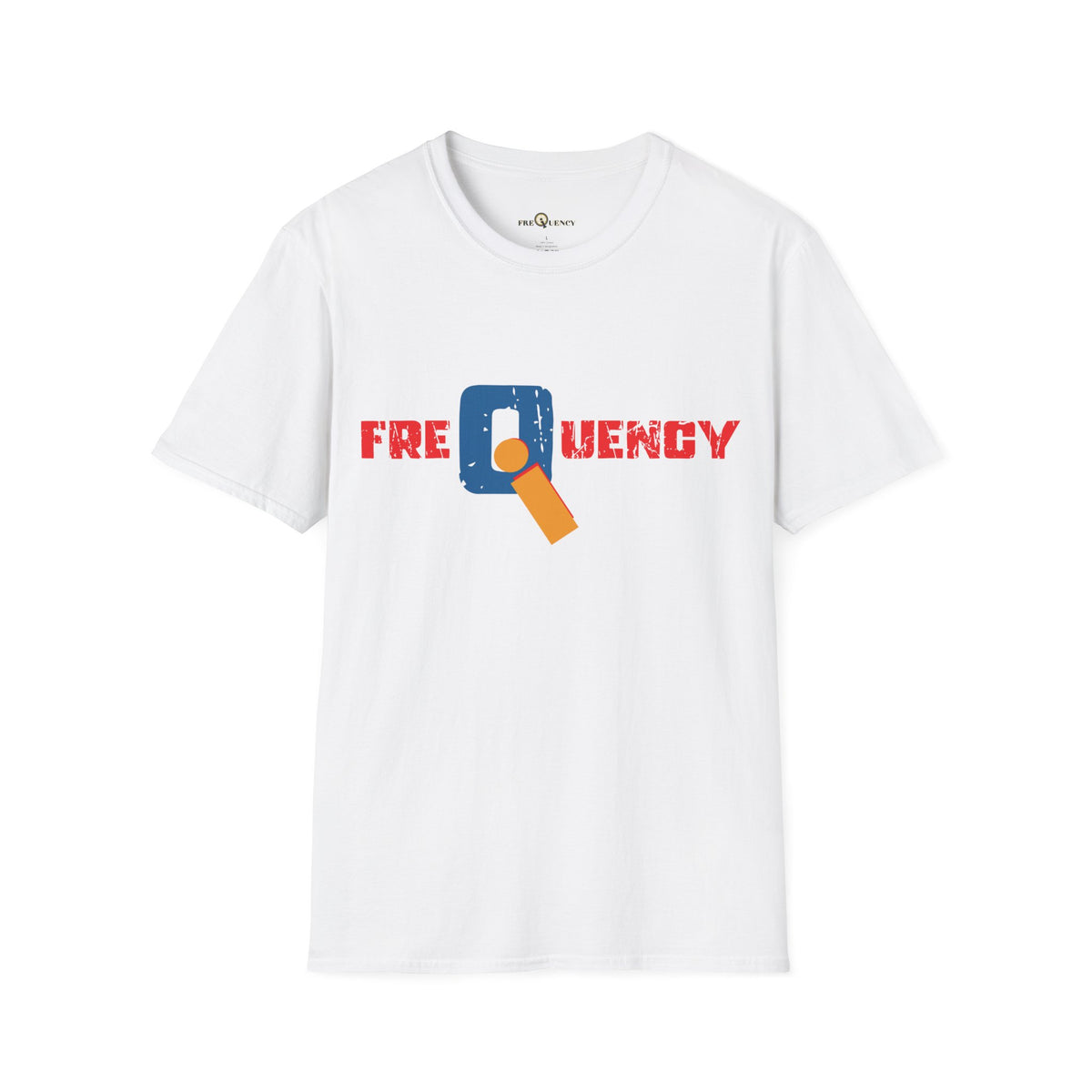 Frequency Graphic T-Shirt – Magnifying Glass Logo Tee