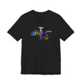 Frequency Graphic Tee — Inspirational Vibes, Repeated Typography Design