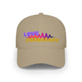 Love Frequency Baseball Cap — Vibrant Wave Graphic Hat for Music Lovers