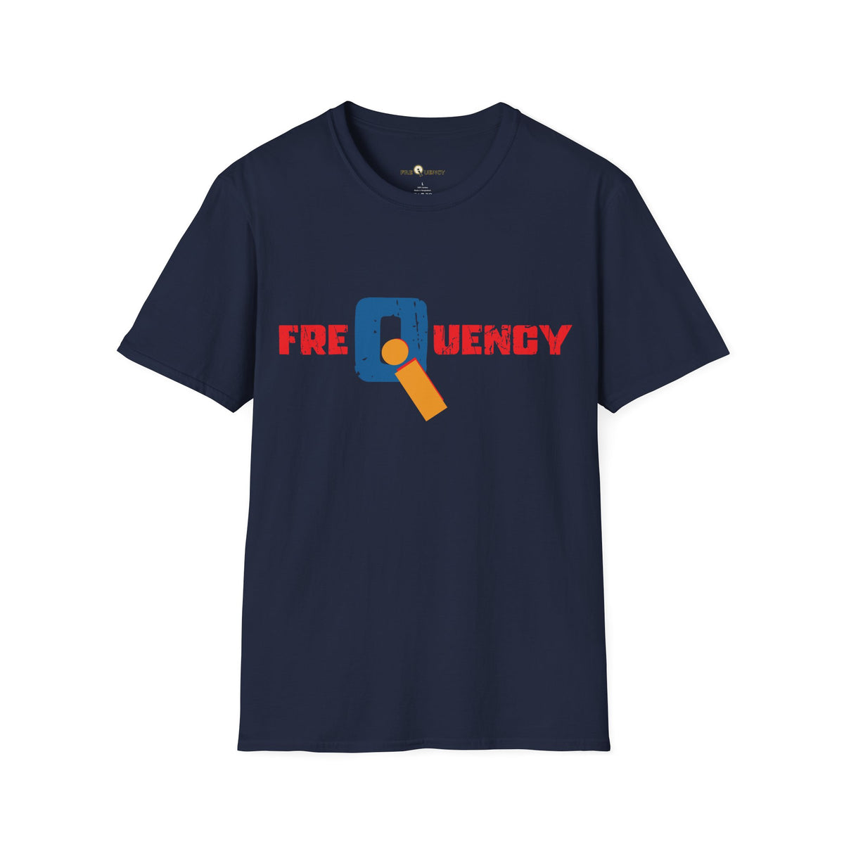 Frequency Graphic T-Shirt – Magnifying Glass Logo Tee