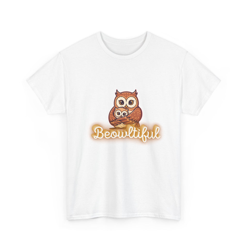 Beowtiful Owl T-Shirt - Cute Owl Graphic Tee for Bird Lovers & Fall Fashion