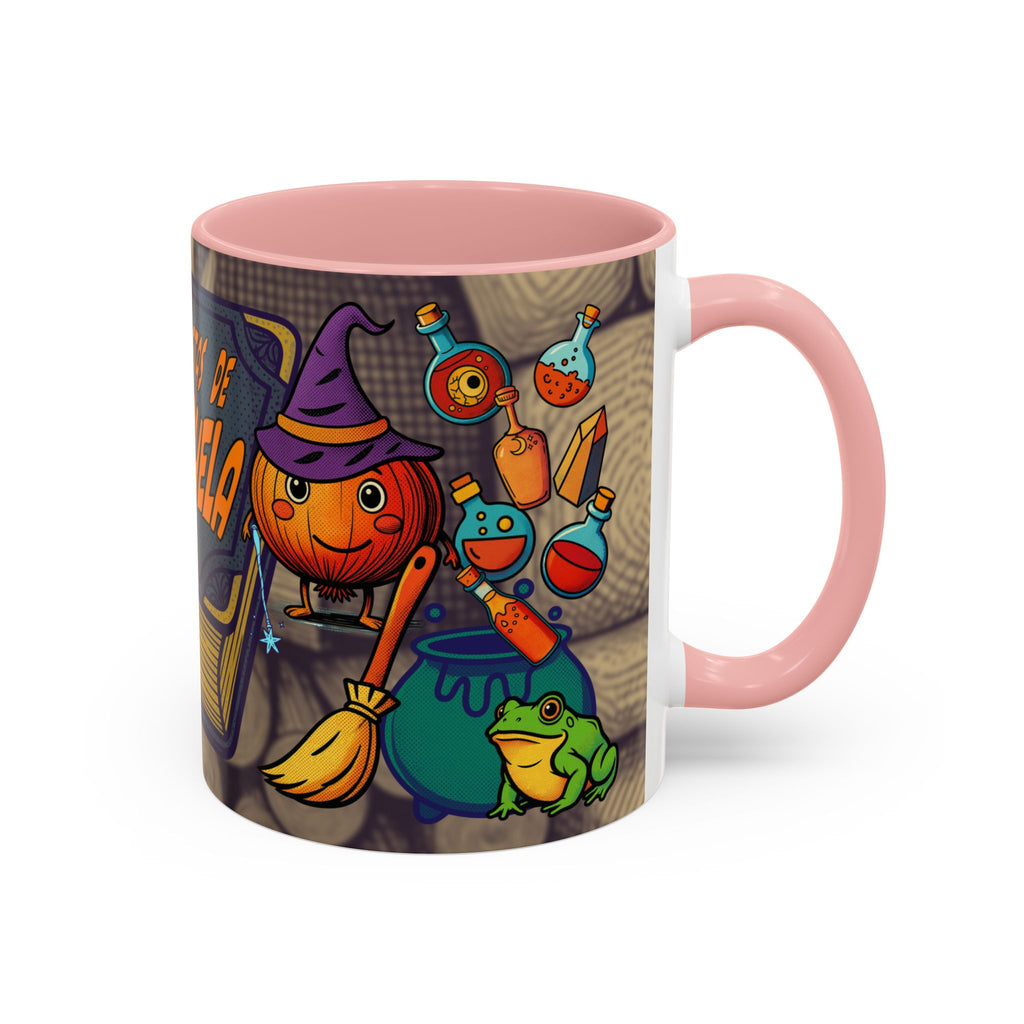 Coffee Mug - "Recetas de La Abuela" Halloween Pumpkin Kitchen Spellbook Accent Mug