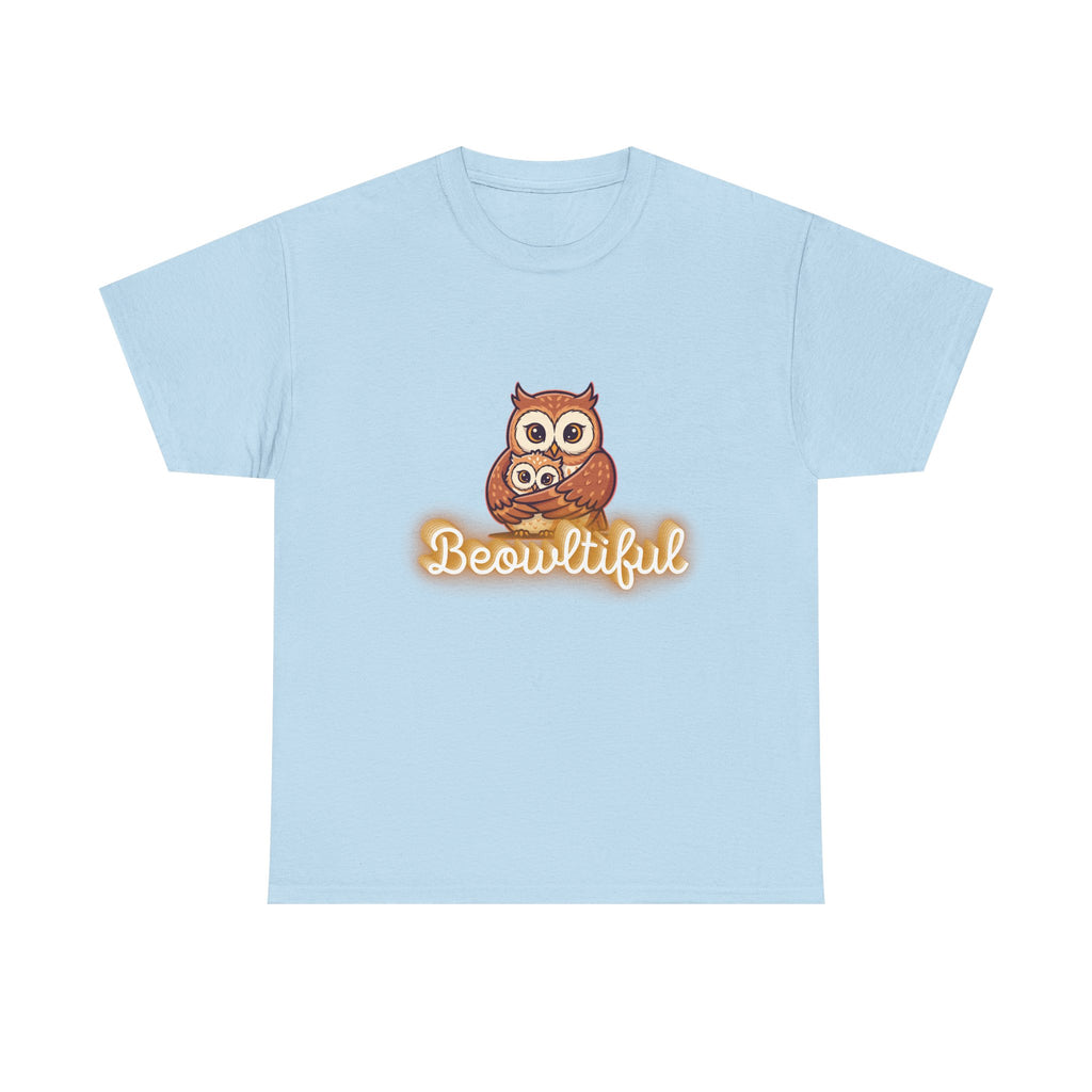 Beowtiful Owl T-Shirt - Cute Owl Graphic Tee for Bird Lovers & Fall Fashion