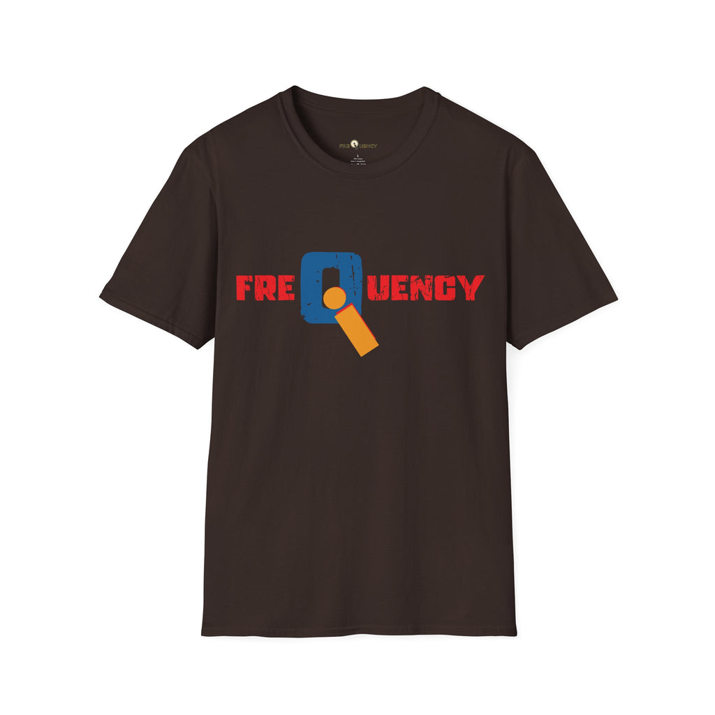 Frequency Graphic T-Shirt – Magnifying Glass Logo Tee
