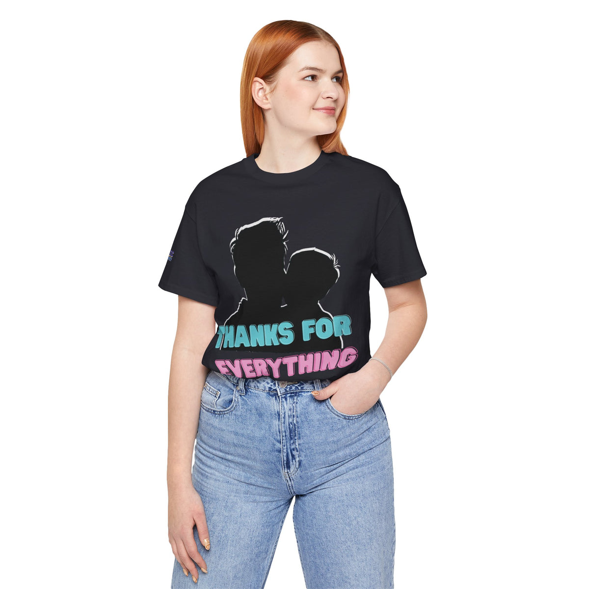 T-Shirt — "Thanks For Everything" Couple Silhouette Appreciation Tee