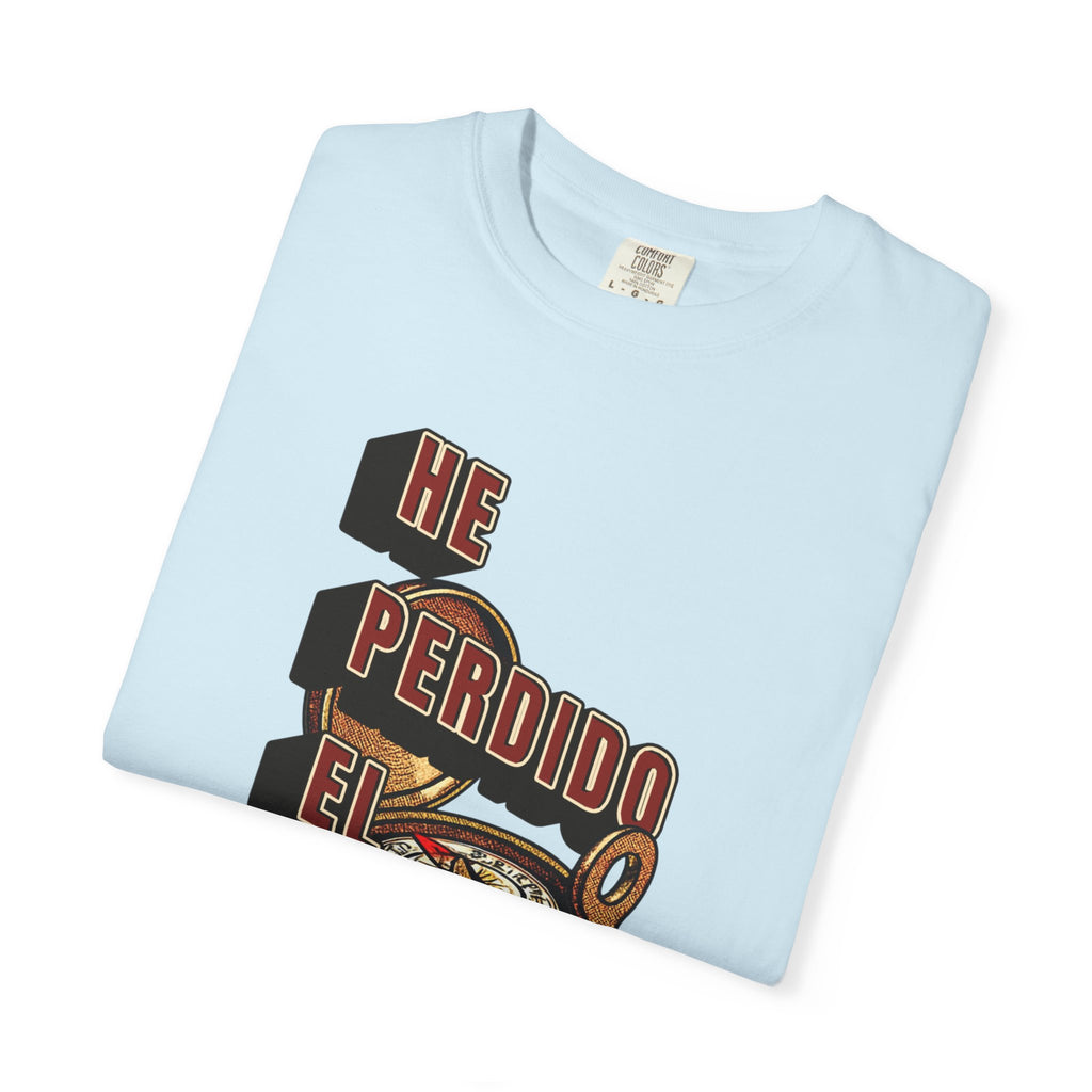 T-Shirt — "He Perdido El Norte" Vintage Compass Graphic
