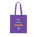 Buena Company Cotton Tote Bag — Colorful Text Grocery & Everyday Market Tote