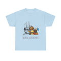 Adventure Skull AND BOOK — Vintage Ship, Globe & Books Graphic Shirt (An Old Adventure)