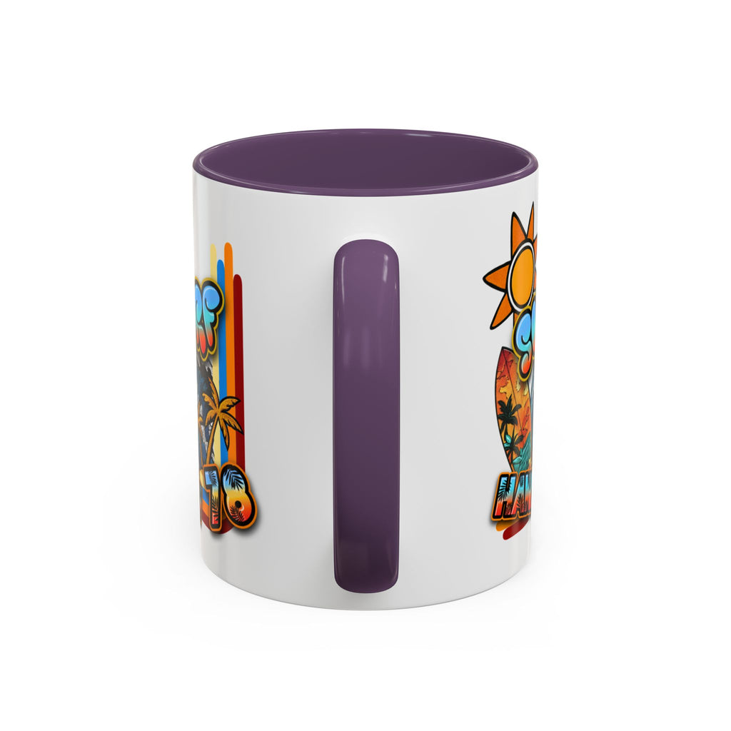Surf Hawaii Retro Accent Coffee Mug (11/15oz)