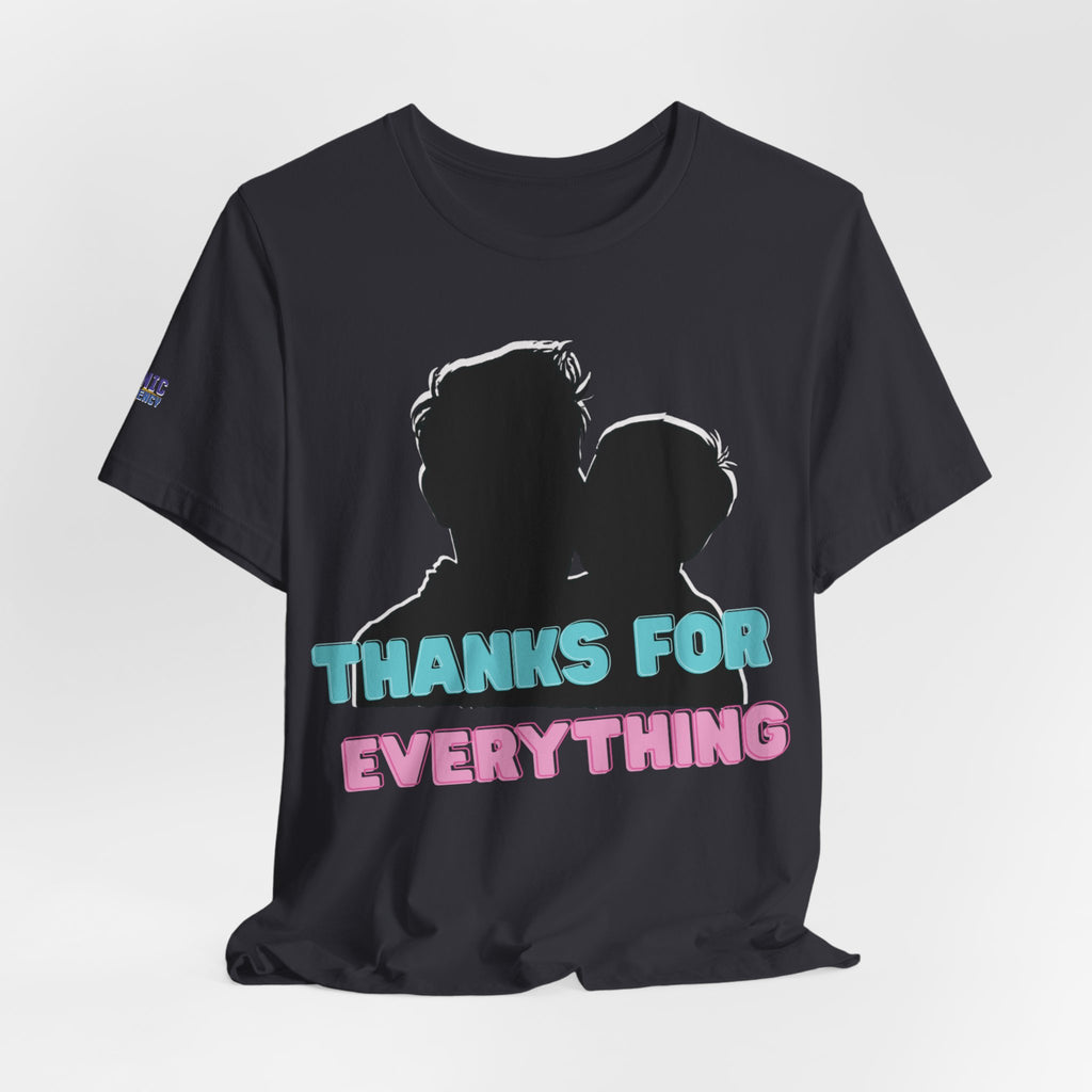 T-Shirt — "Thanks For Everything" Couple Silhouette Appreciation Tee
