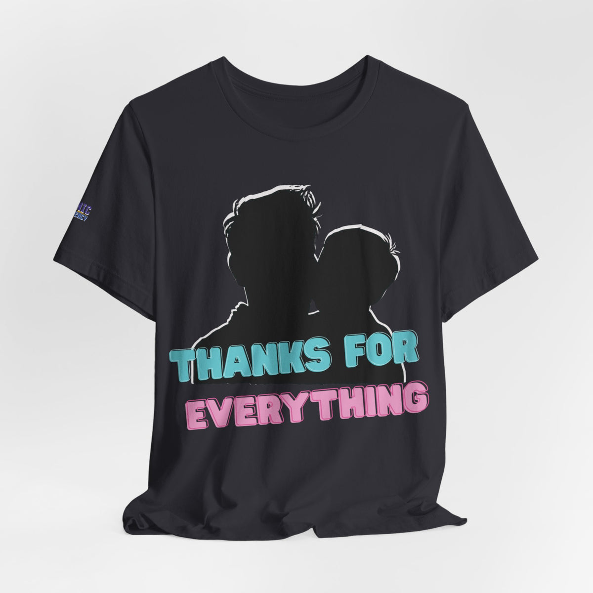 T-Shirt — "Thanks For Everything" Couple Silhouette Appreciation Tee