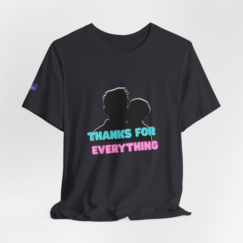 T-Shirt — "Thanks For Everything" Couple Silhouette Appreciation Tee