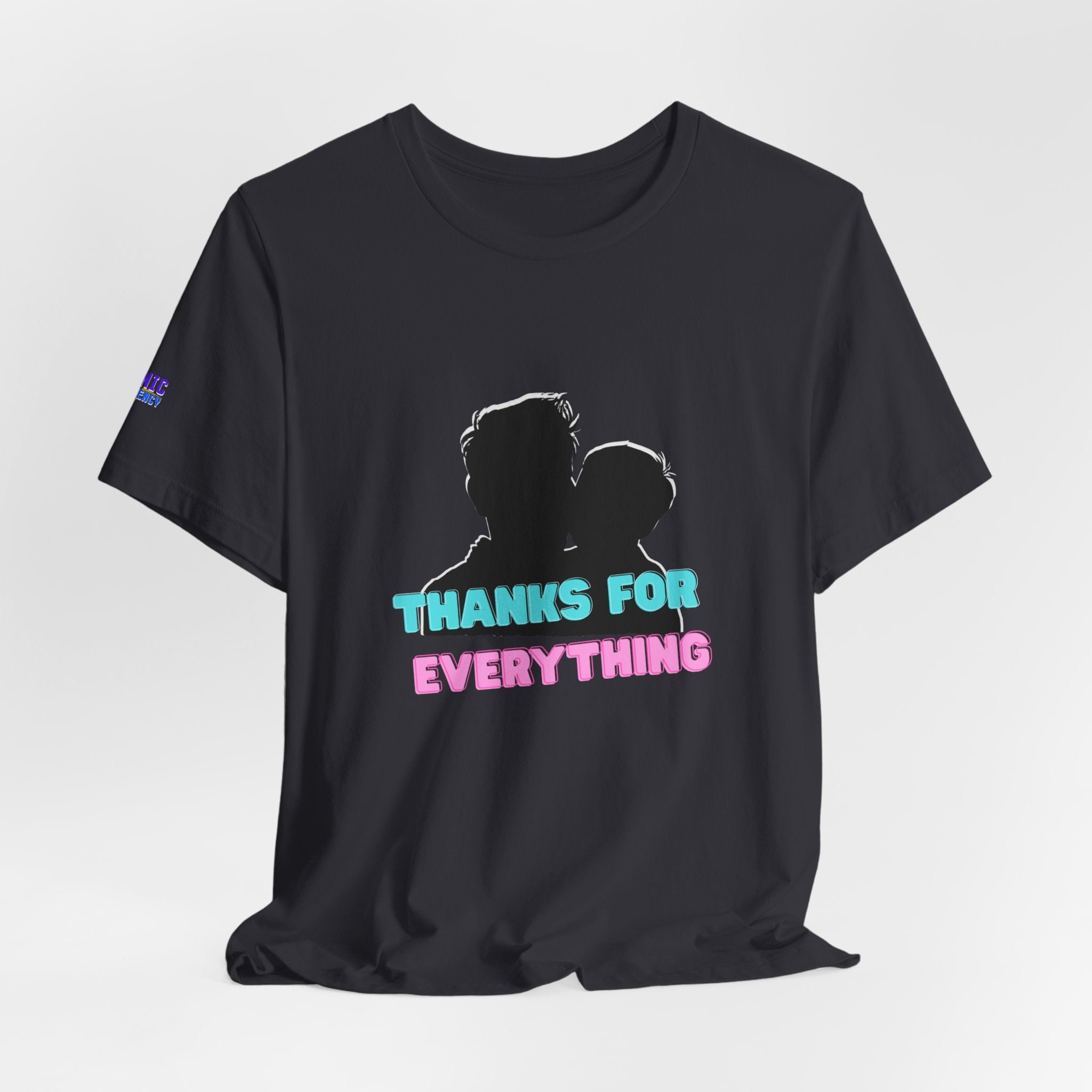 T-Shirt — "Thanks For Everything" Couple Silhouette Appreciation Tee
