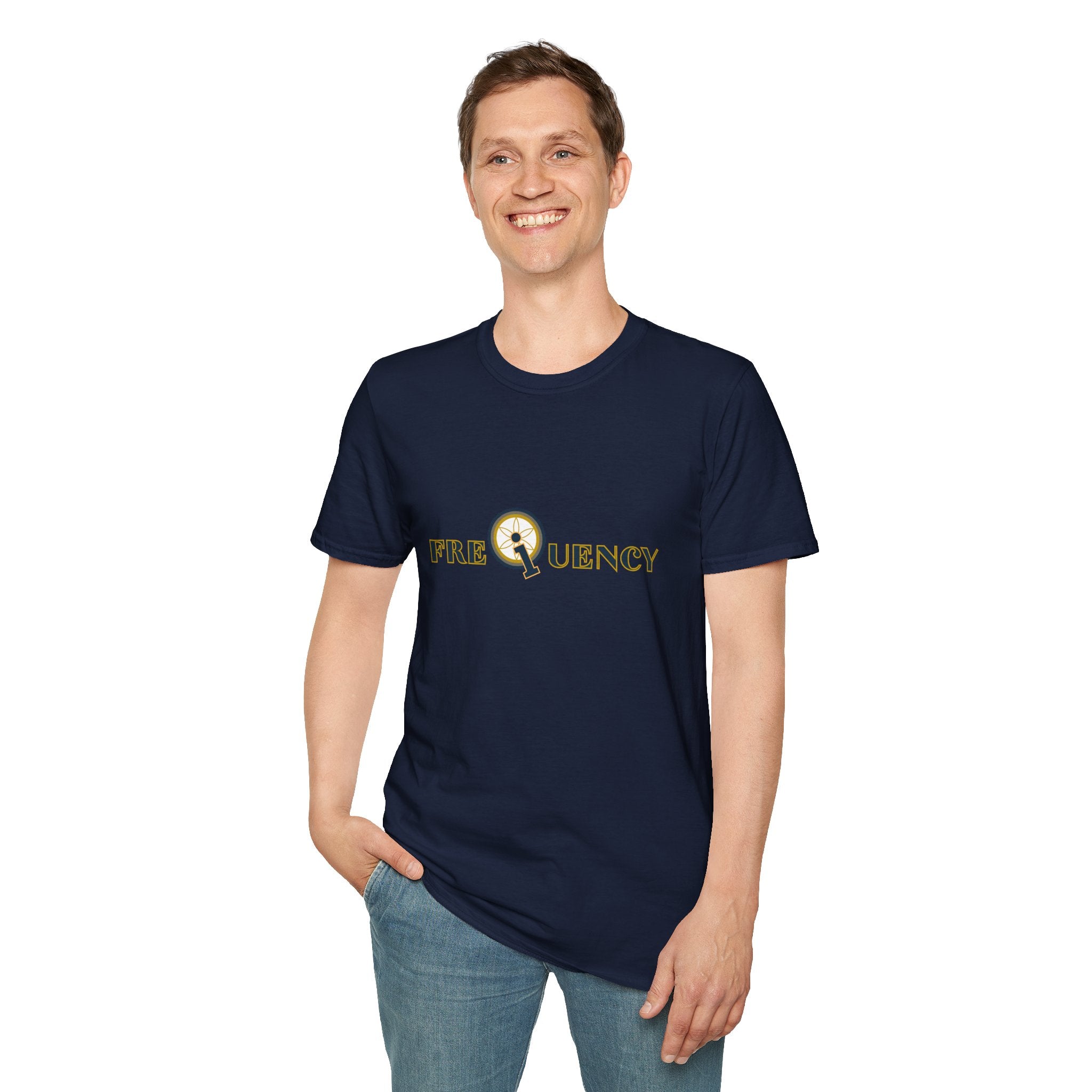 Frequency Graphic T-Shirt – Magnifying Glass Logo Tee