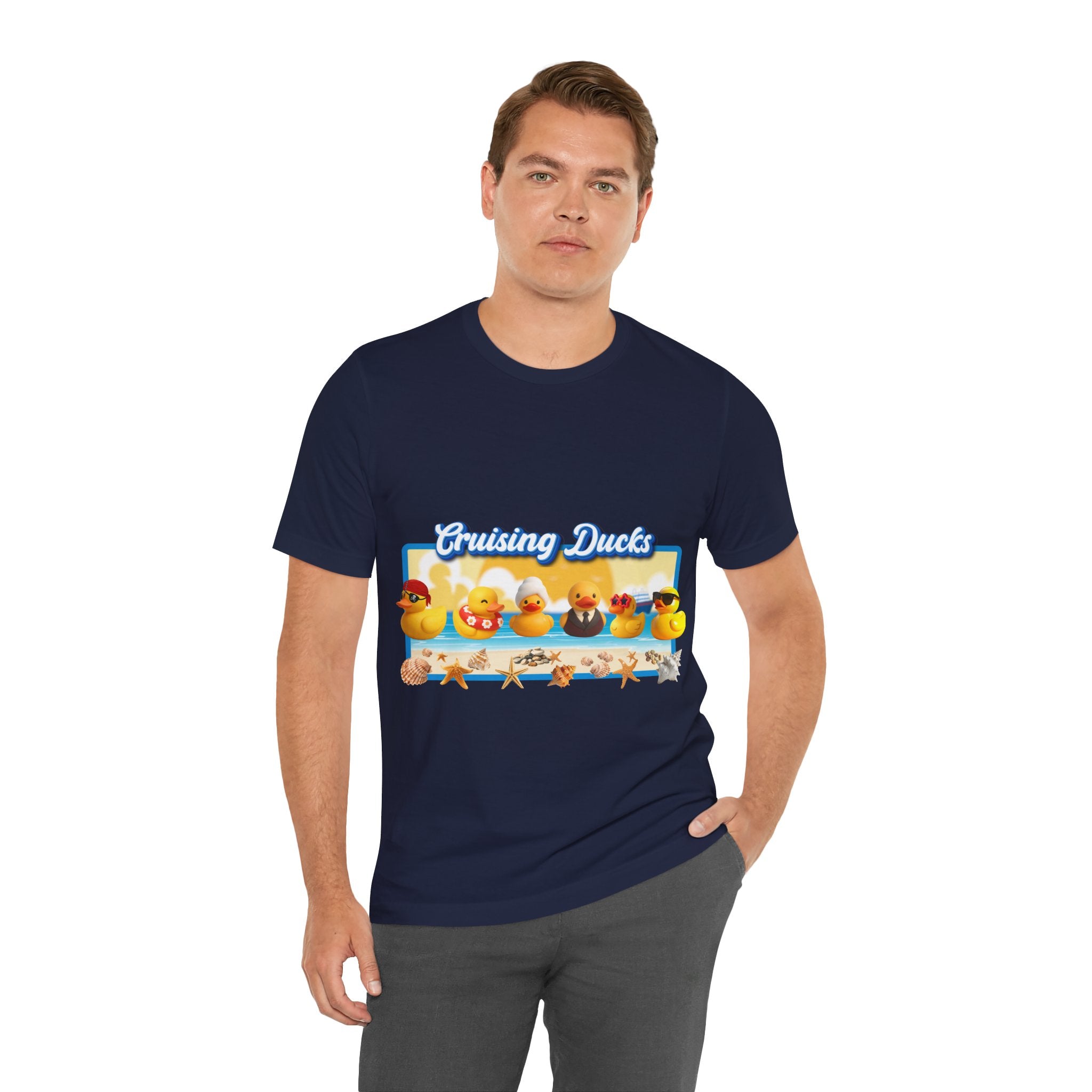 Cruising Ducks T-Shirt – Cute Rubber Duck Beach Graphic Tee