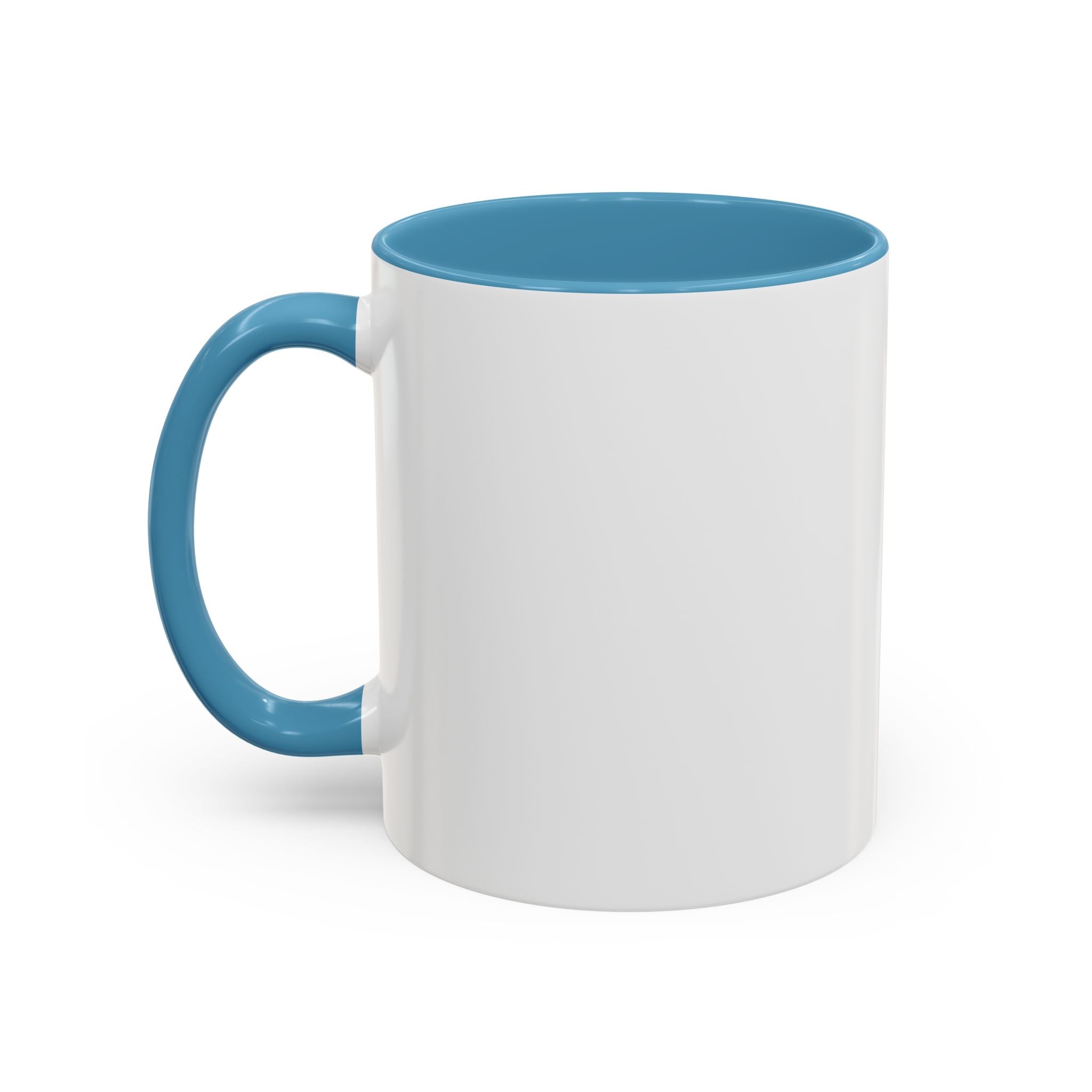 Nested Mugs Coffee Mug — Colorful Retro Stacked Cup Design (11/15oz)