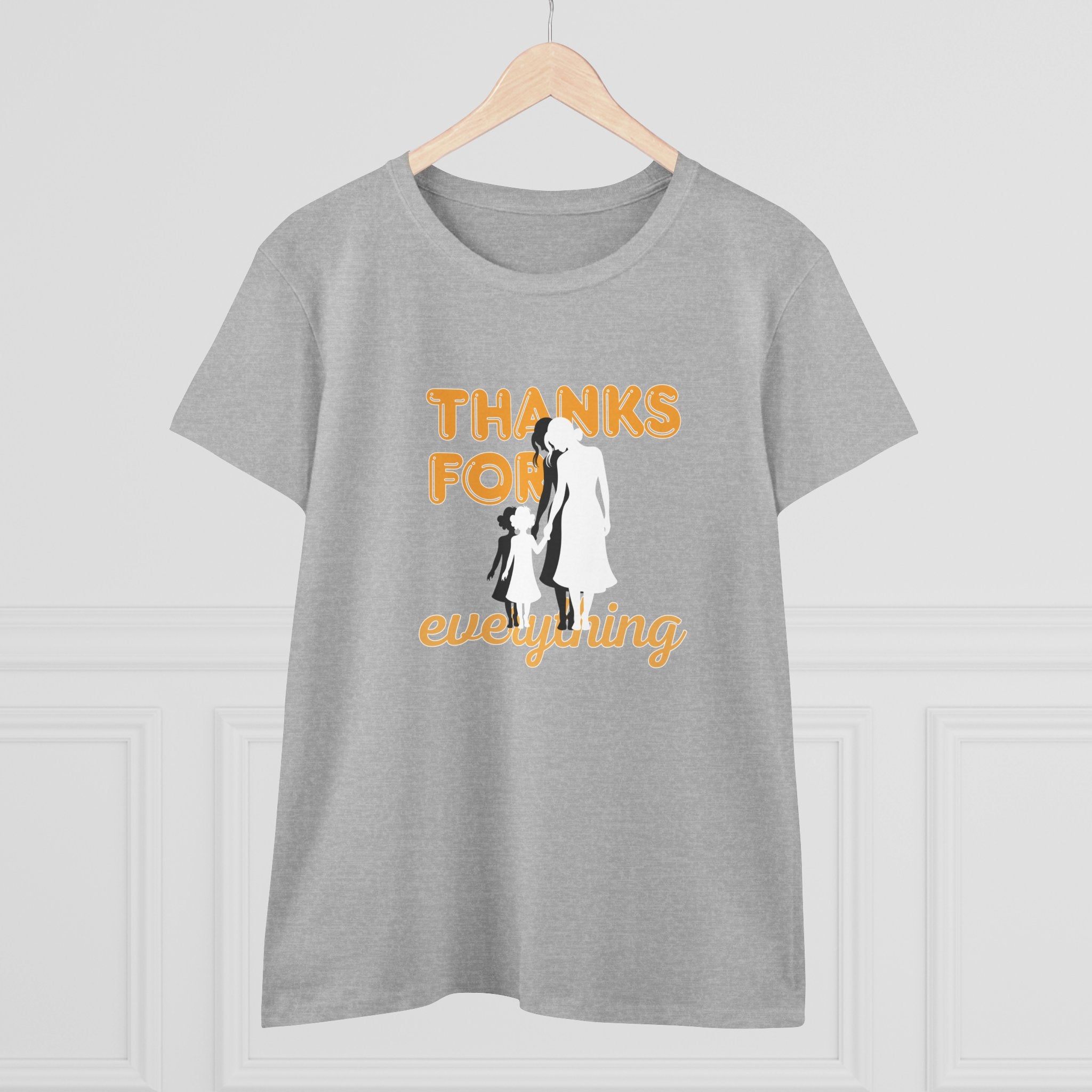Thanks For Everything Tee — Thank You Gift T-Shirt with Silhouette Design
