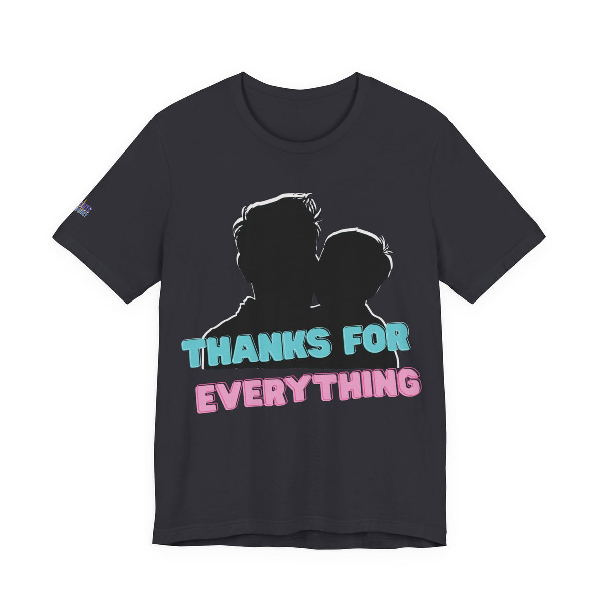 T-Shirt — "Thanks For Everything" Couple Silhouette Appreciation Tee