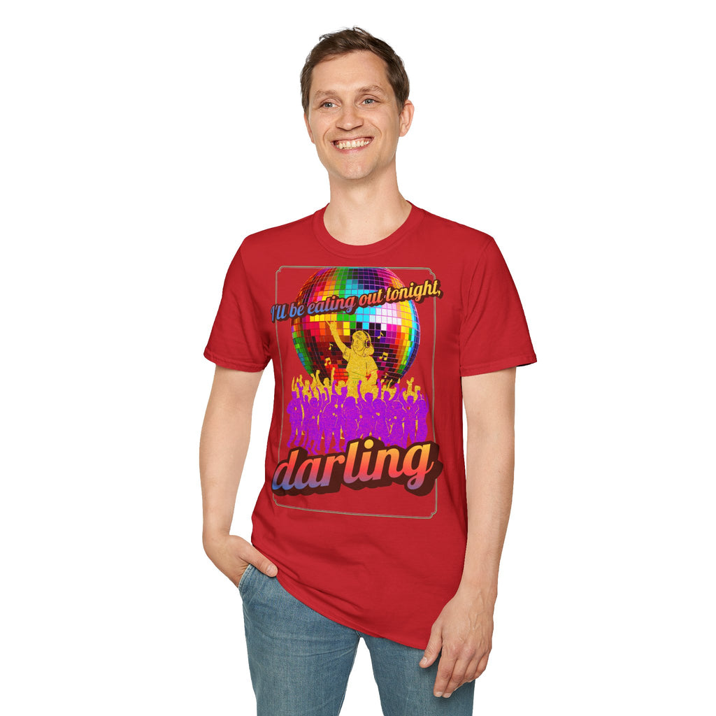Disco Darling T-Shirt — Retro Rainbow Disco Ball Party Graphic Tee