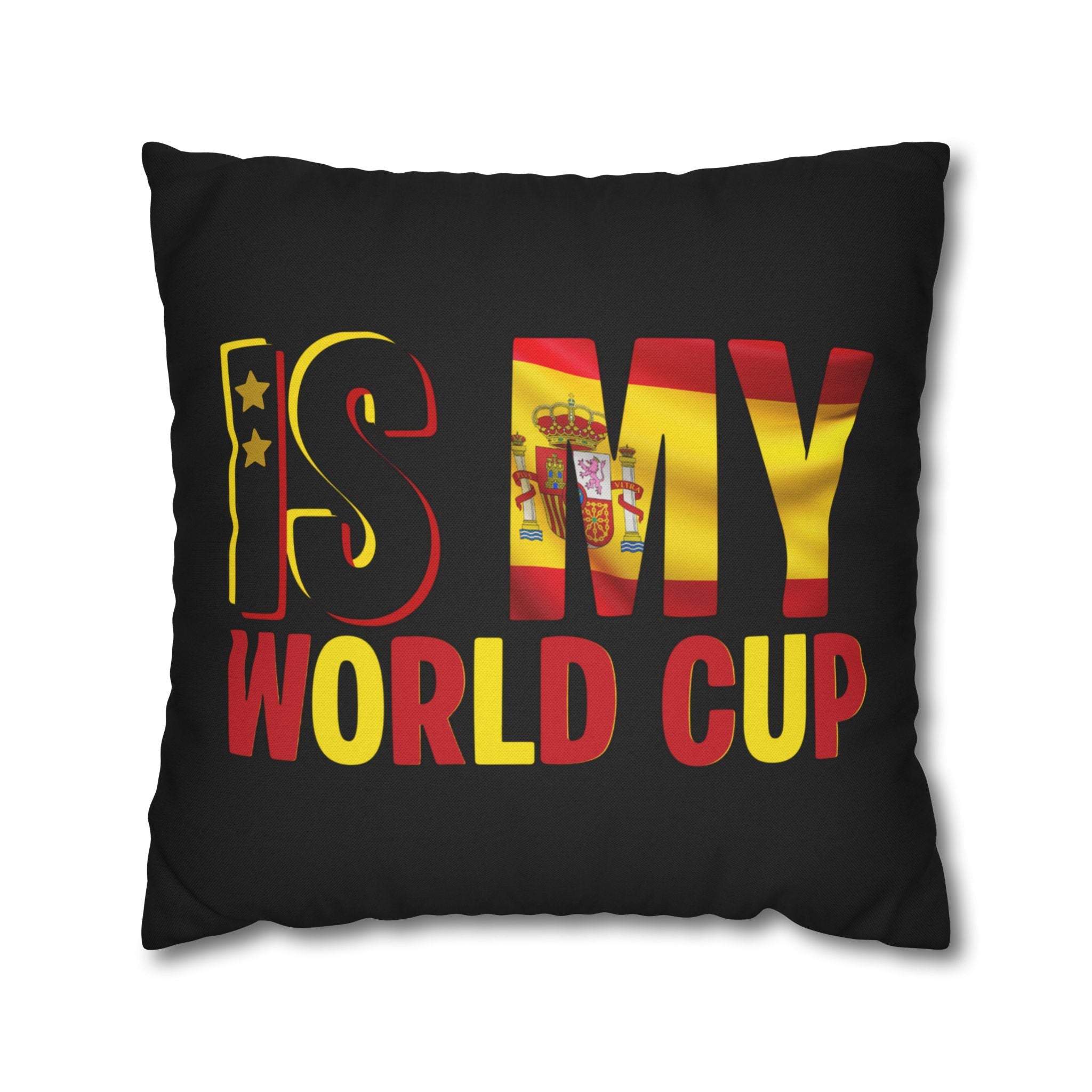Spun Polyester Square Pillowcase
