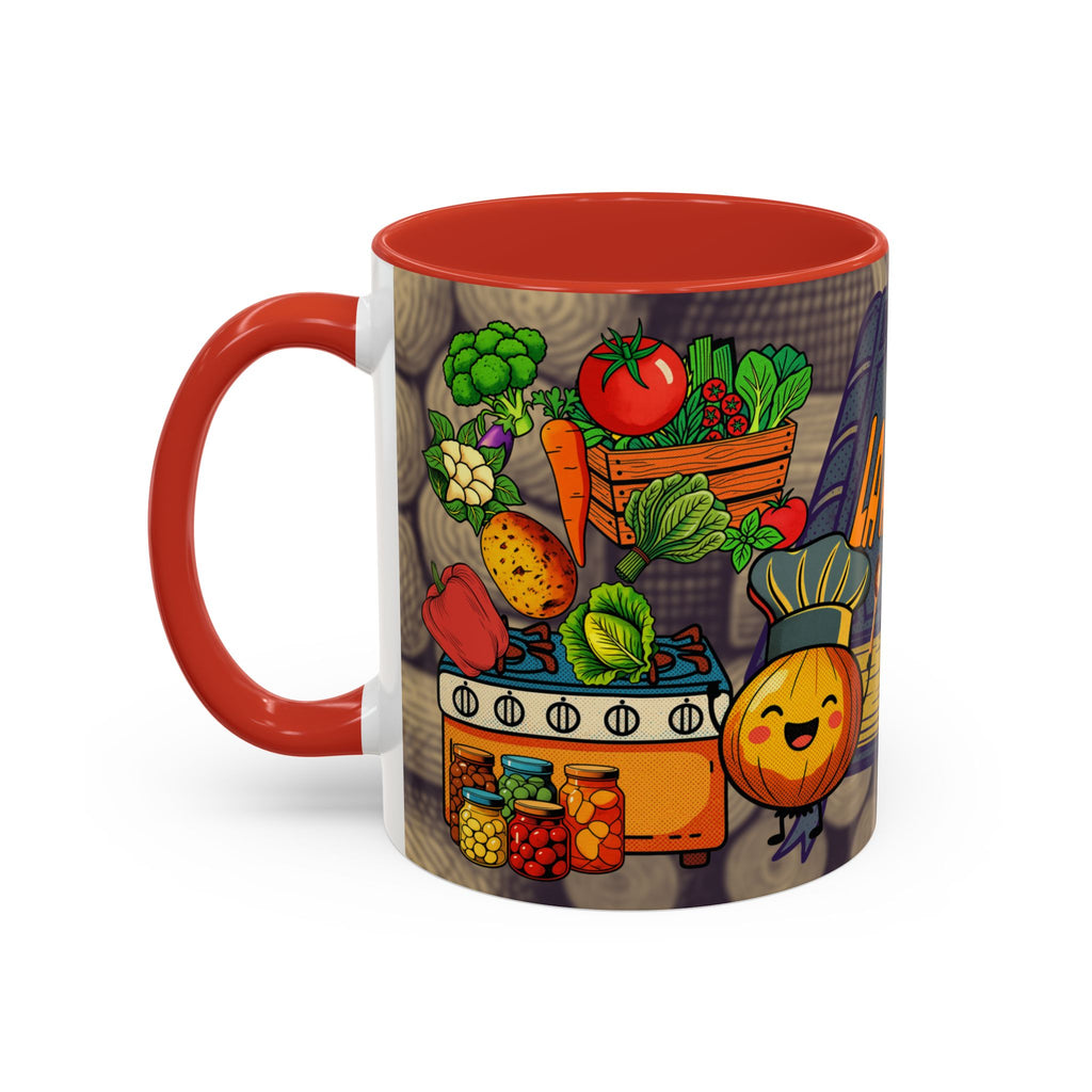 Coffee Mug - "Recetas de La Abuela" Halloween Pumpkin Kitchen Spellbook Accent Mug
