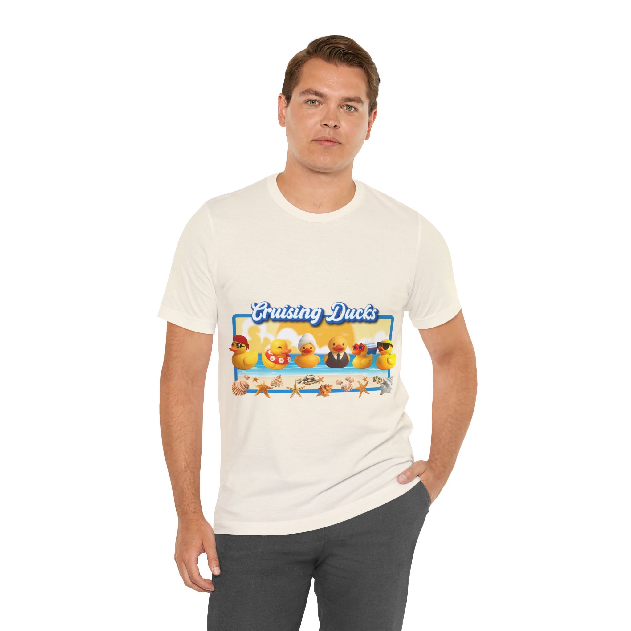 Cruising Ducks T-Shirt – Cute Rubber Duck Beach Graphic Tee