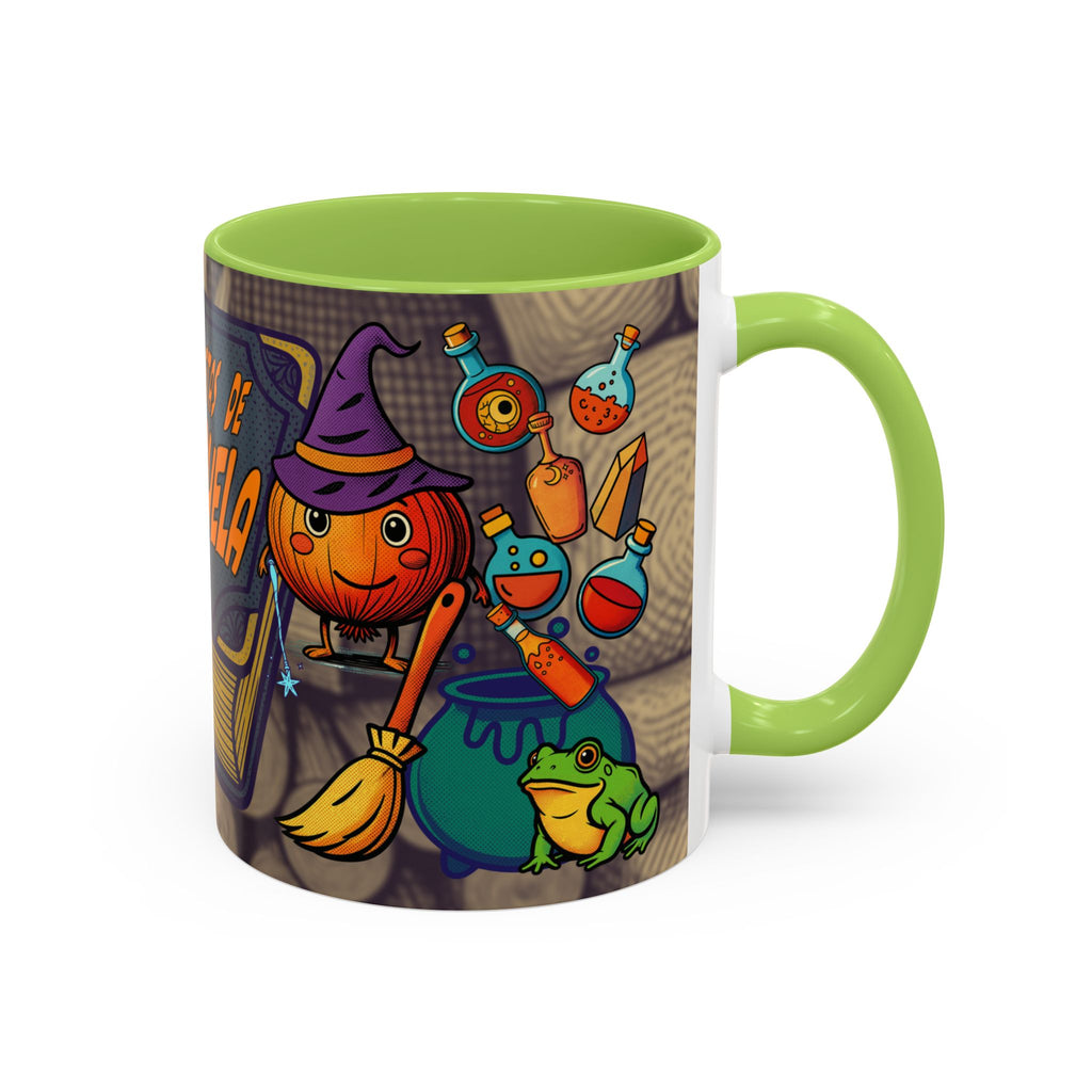 Coffee Mug - "Recetas de La Abuela" Halloween Pumpkin Kitchen Spellbook Accent Mug